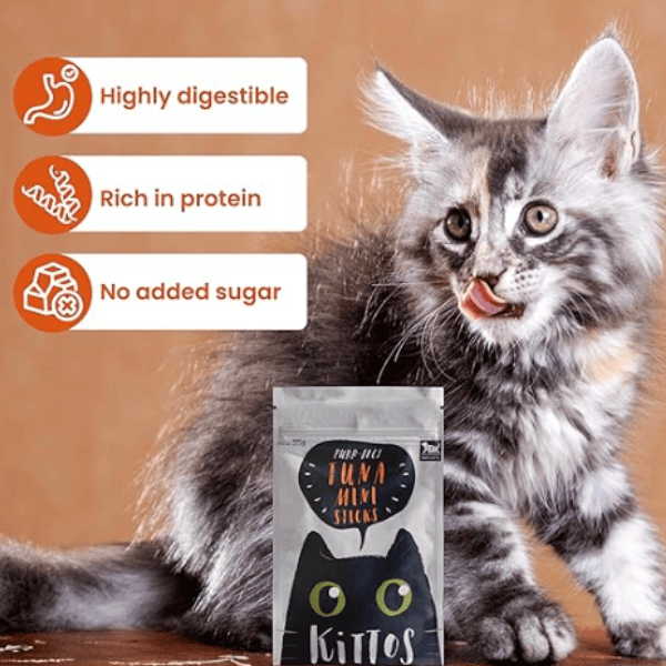 Kittos Tuna Mini Sticks Cat Treat - 35g