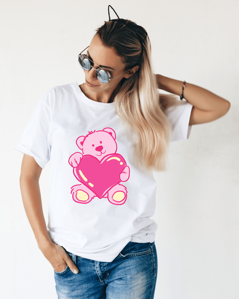 Inands | Pink Teddy T-Shirt undefined