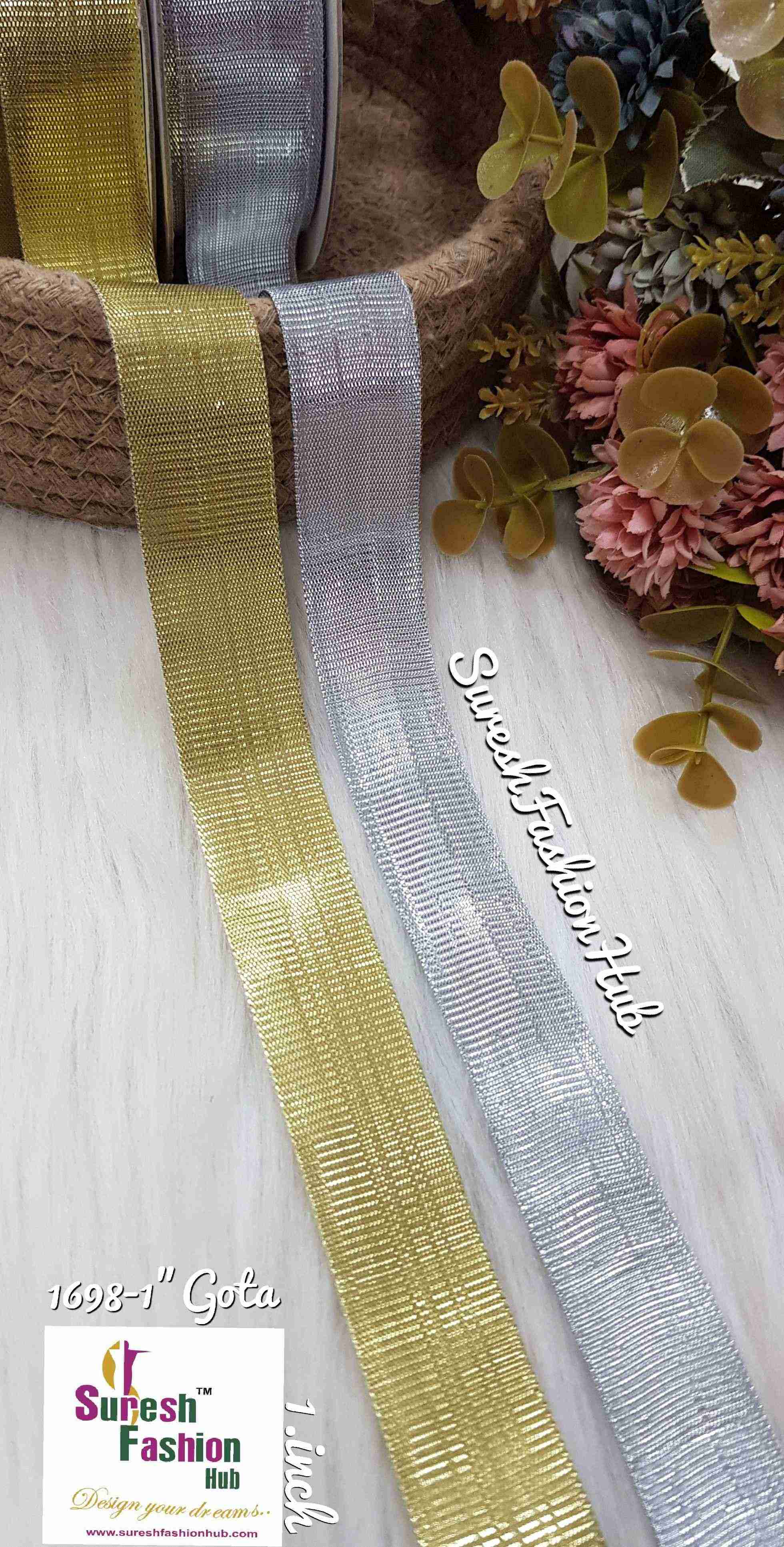 Silver Scaled Thick Designer Trim