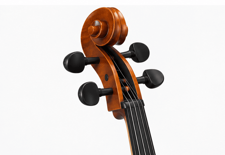 Yamaha VC5S 1/2 Size Acoustic Cello Outfit for Students | Hand-Finished, Spruce Top, with Bow, Case & Rosin 5