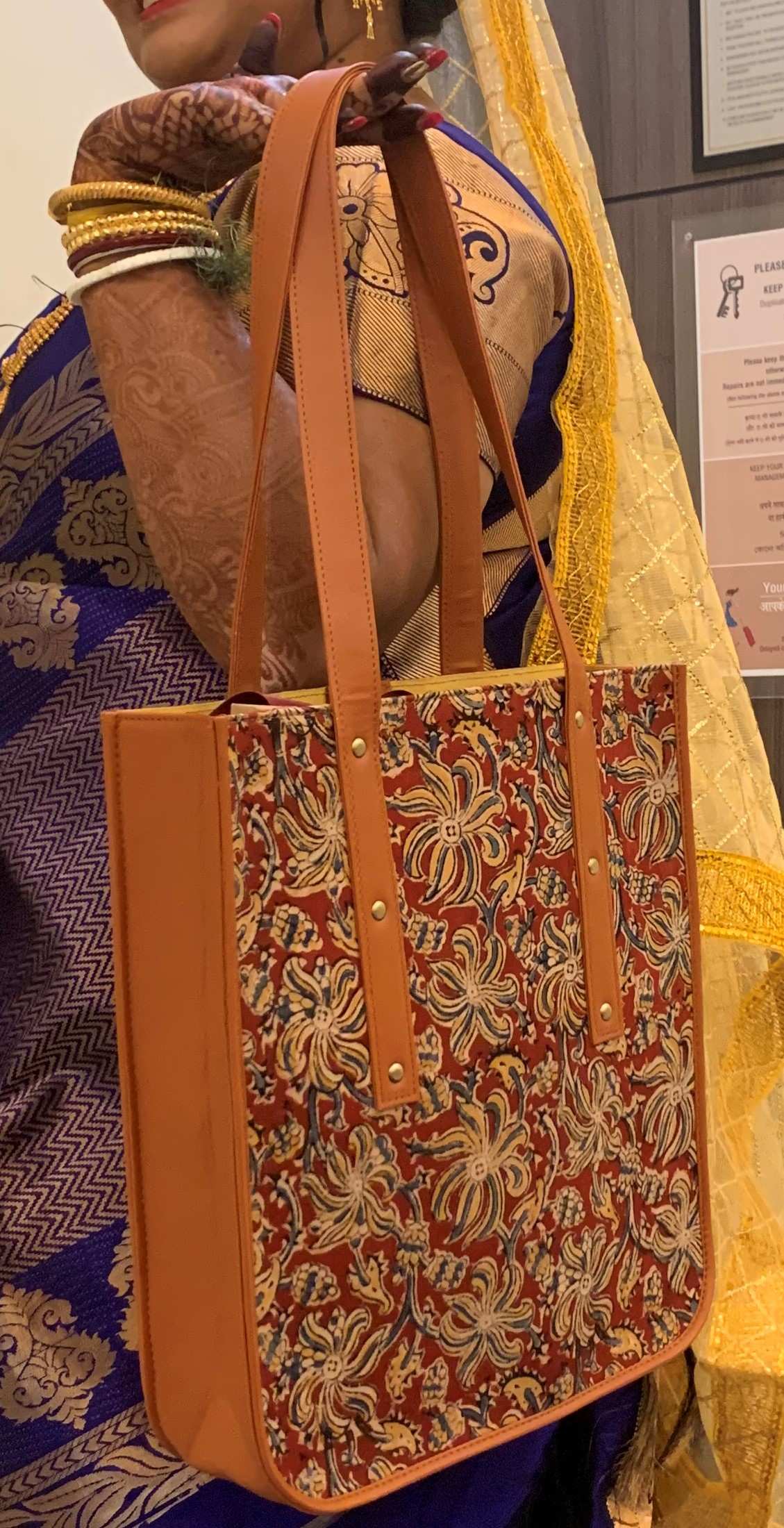 Piu Kalamkari Tote