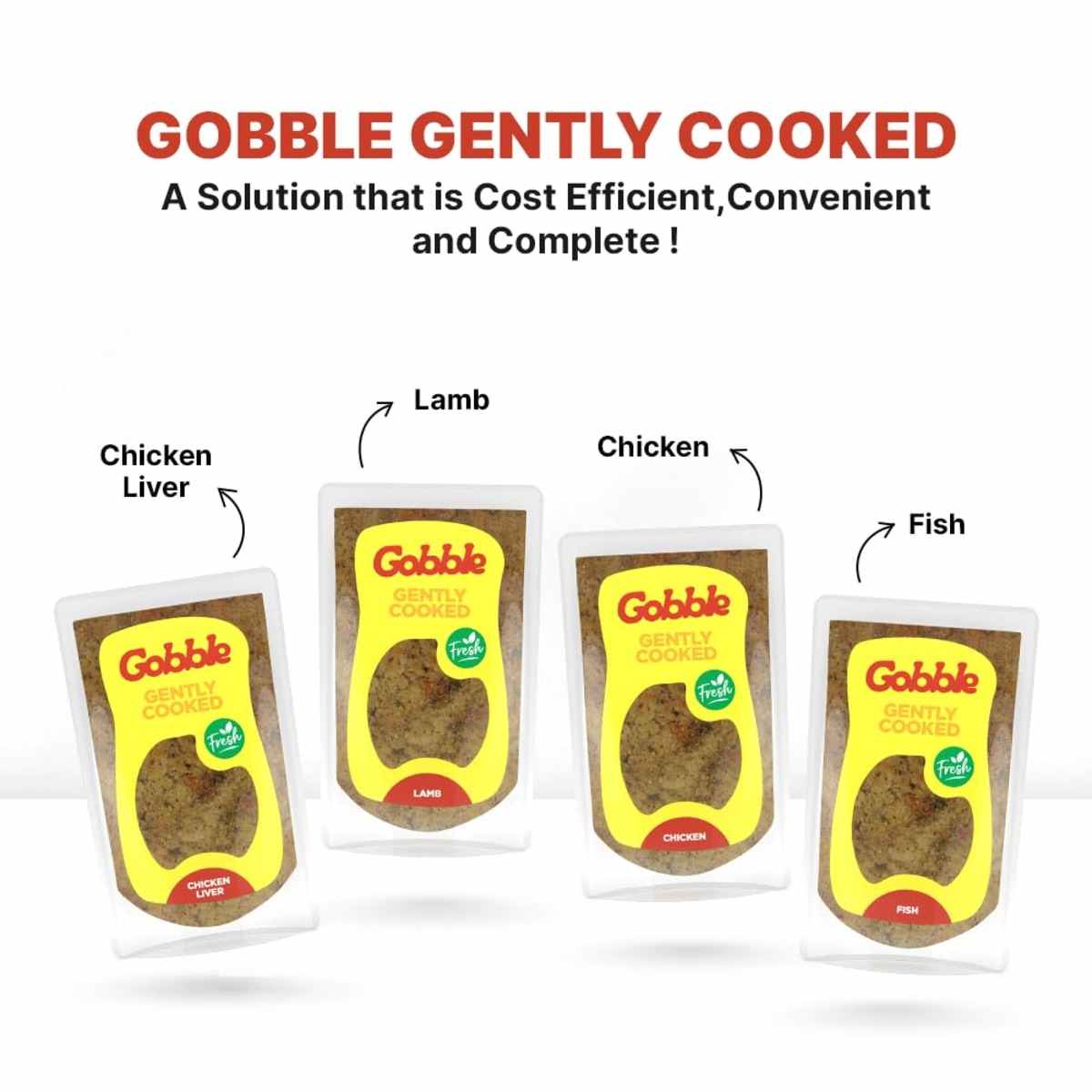 Gobble Gently Cooked Chicken With Rice Wet Dog Food - 300gm