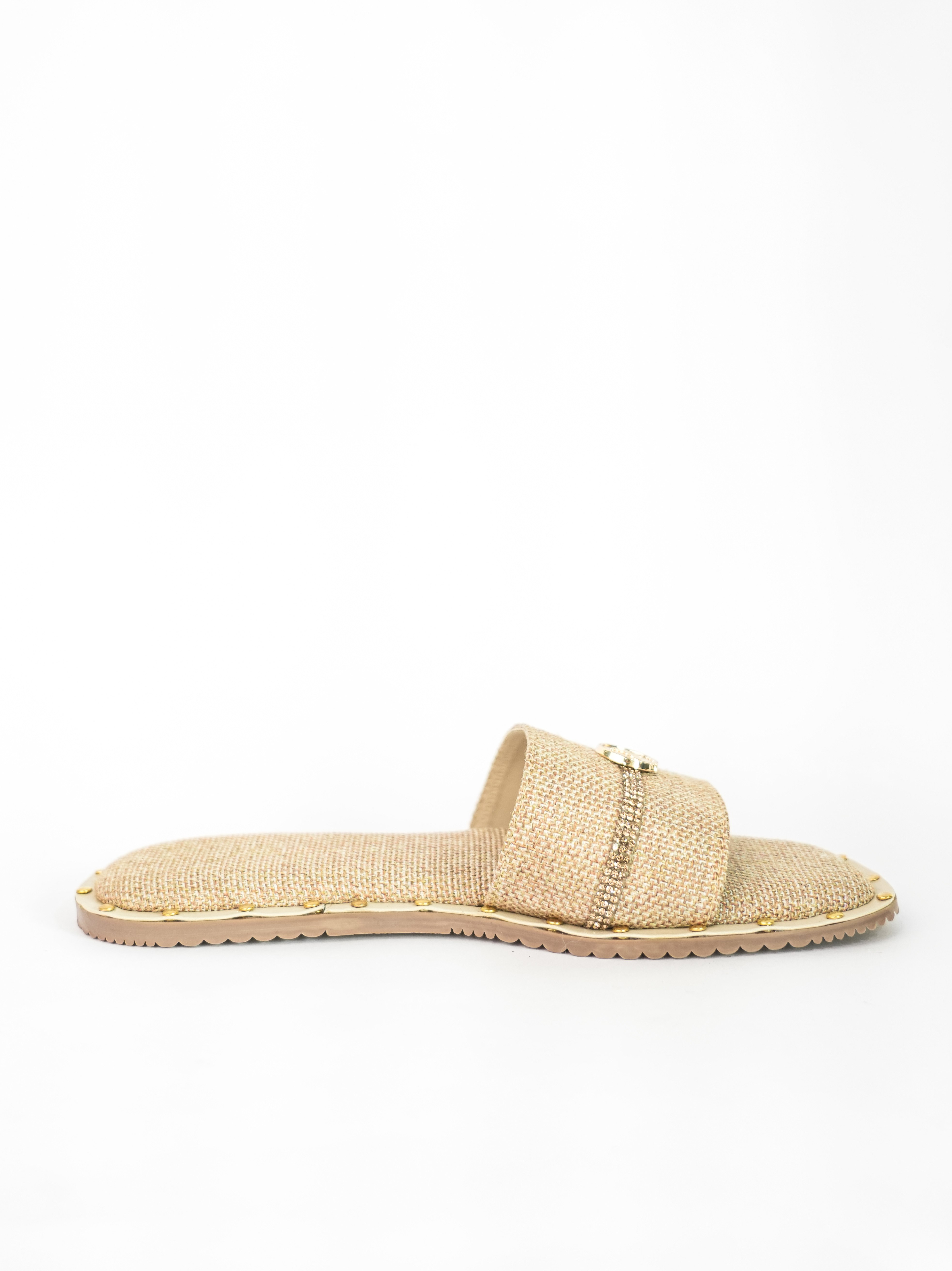 JUTE LOGO FLATS