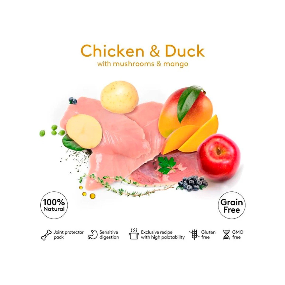Dibaq Sense Chicken & Duck Adult Dry Dog Food - 2 Kg