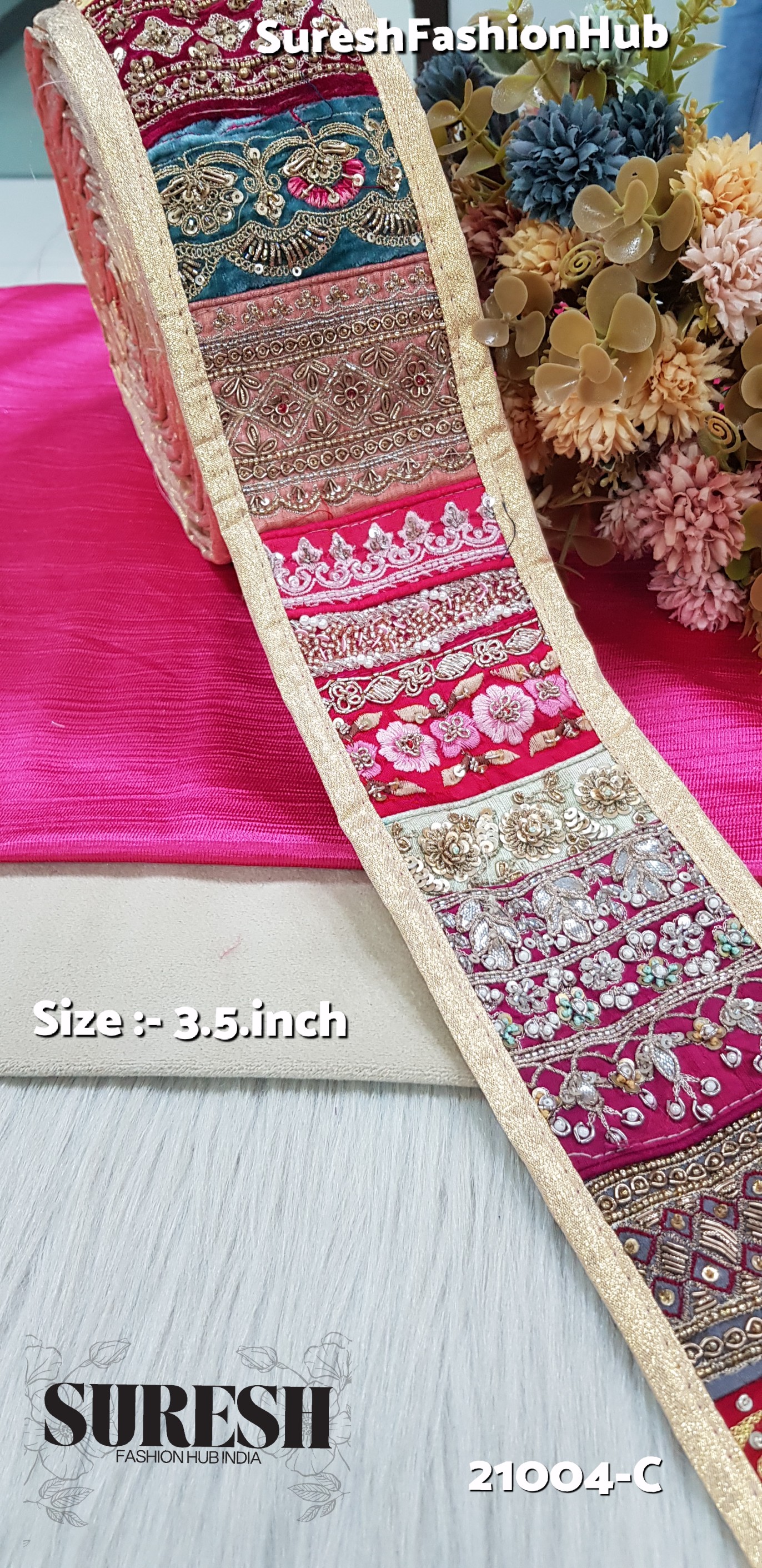 Gold Khichdi Heritage Mix Border – D (21004-C)