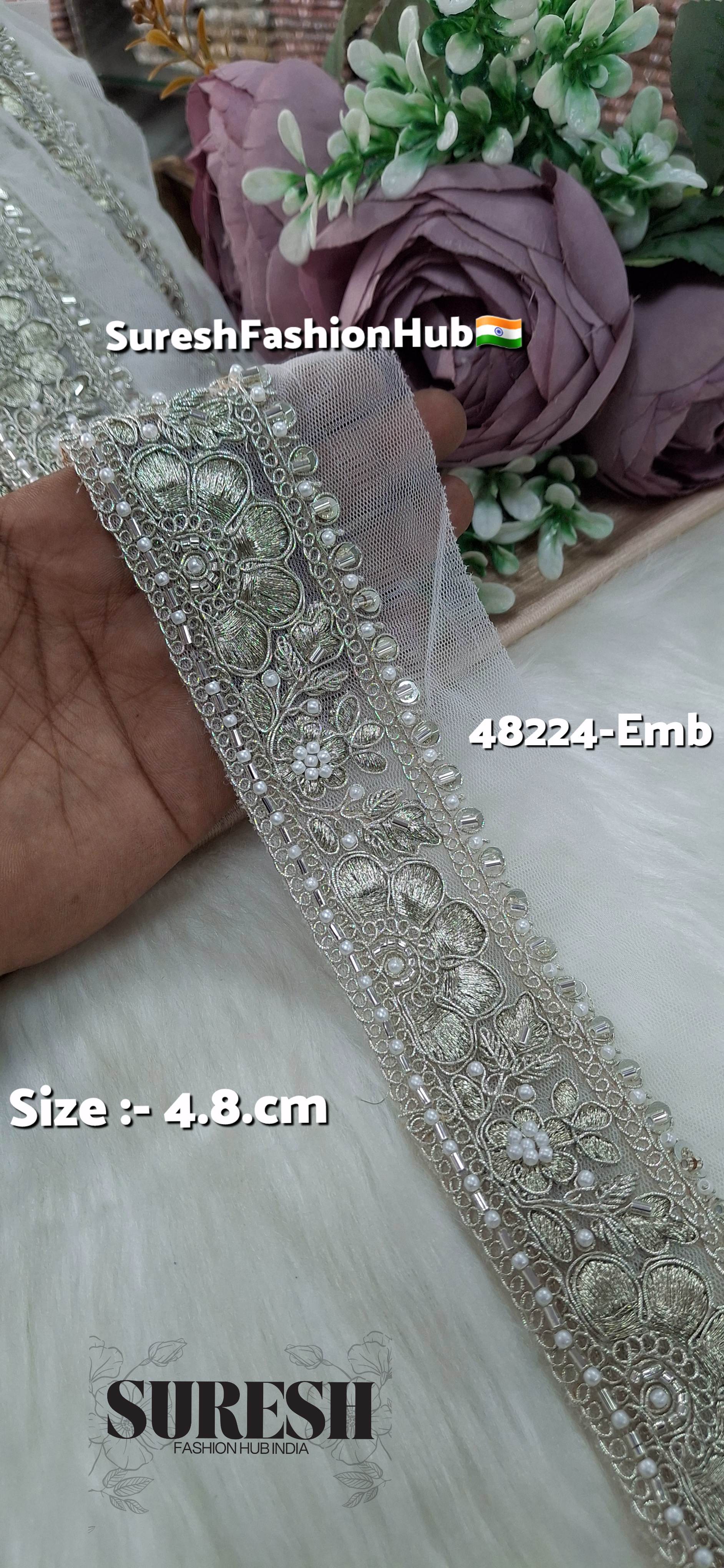 Water Silver Bloom Lace