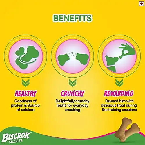 Pedigree Milk and Chicken Flavour Biscrok Biscuits Dog Treats 900g