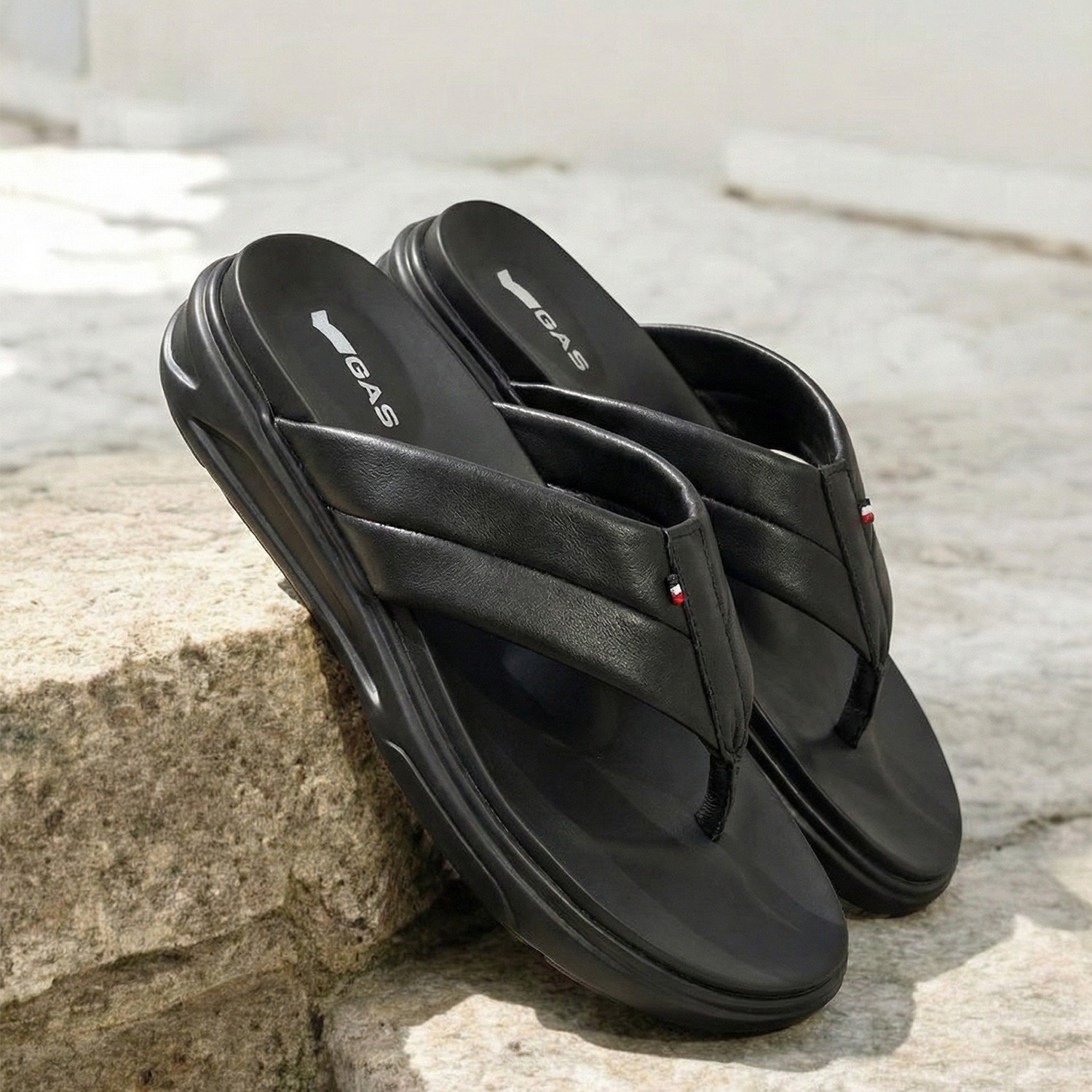 Men's Lungo black Sandals