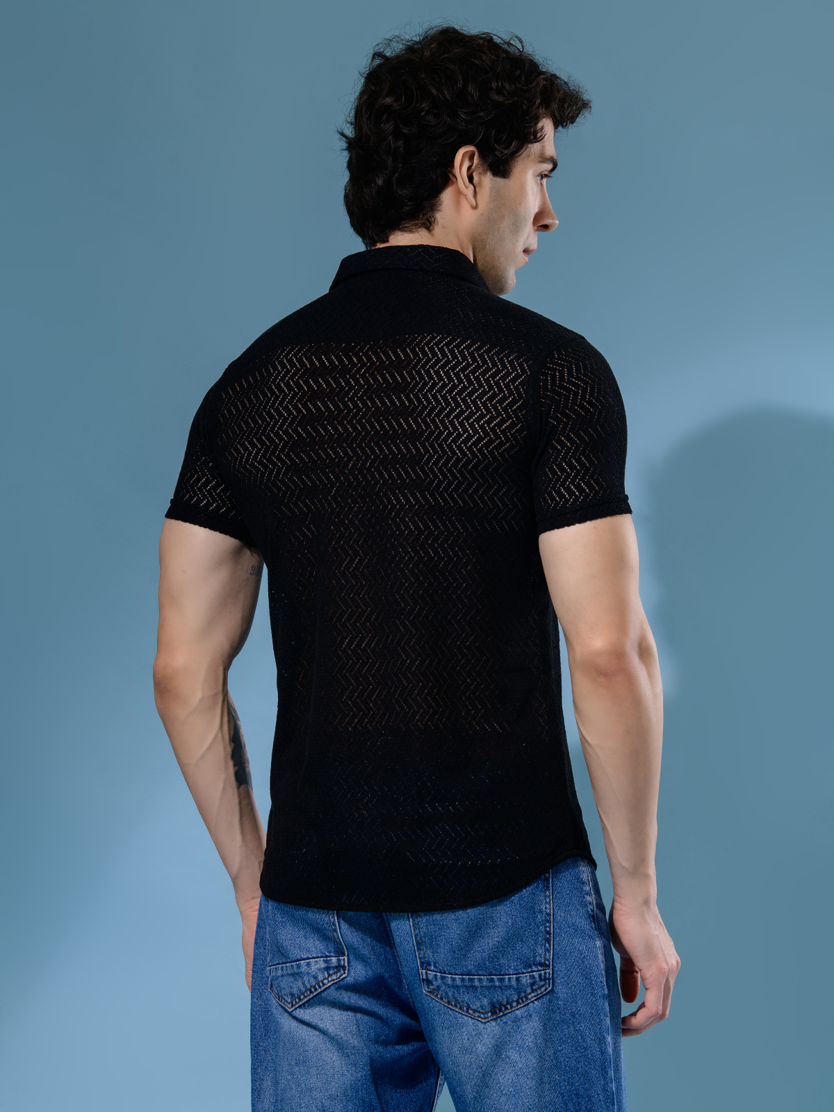 ALBION MENS OLDGARAGE 2 (BLACK) SHIRT