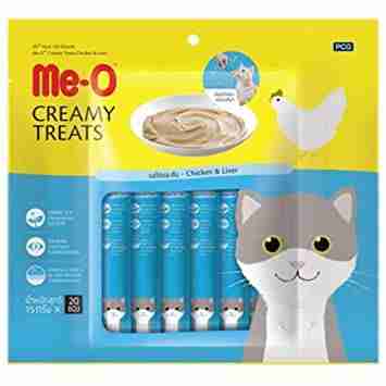 Me O Creamy Chicken and Liver Cat Treat Combo (300g + 60g)