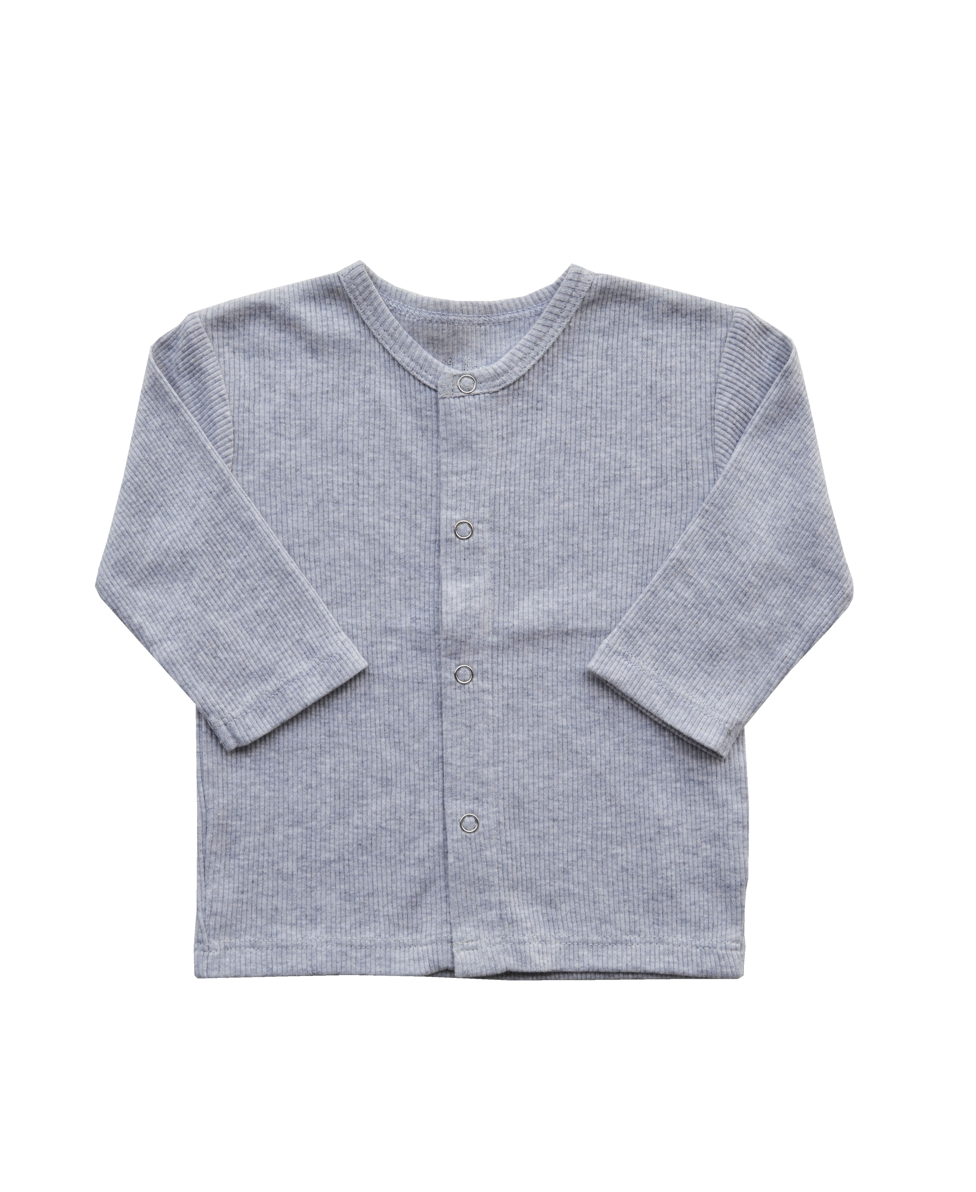 Grey Melange Full Sleeves Jhabla (100% Cotton Rib)