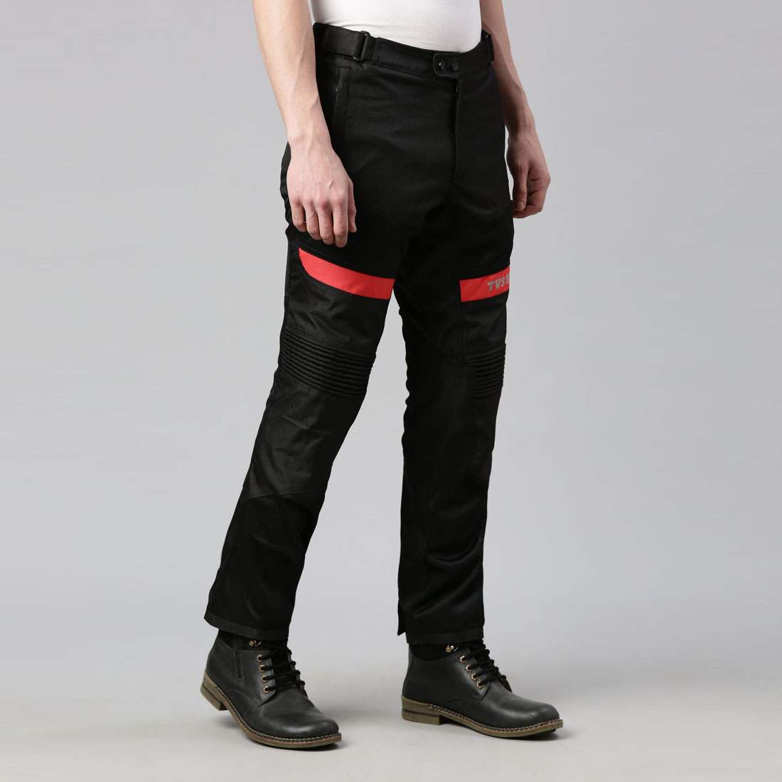TVS Racing | Riding Pant | Black & Red | Size Medium