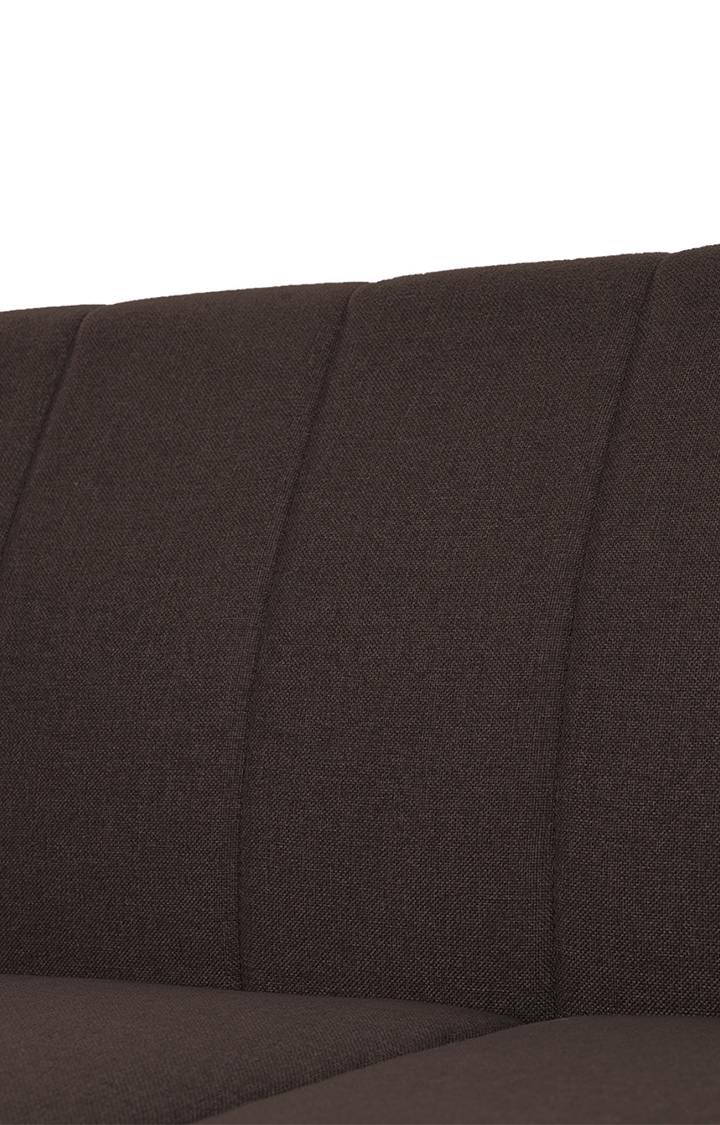 neudot Lexus Sofa for Living Room |2 Persons Sofa|Premium Fabric with Padded Armrest | Solid Wood Frame|2 Seater in Earth Brown Color