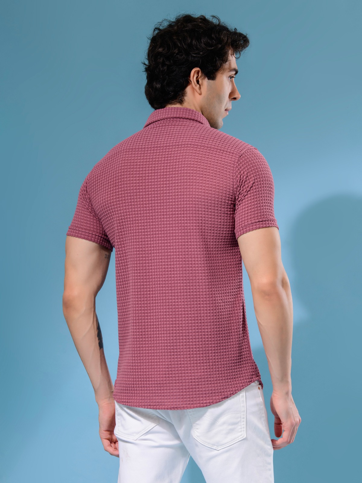 ALBION MENS OLDGARAGE 5 (ONION) SHIRT