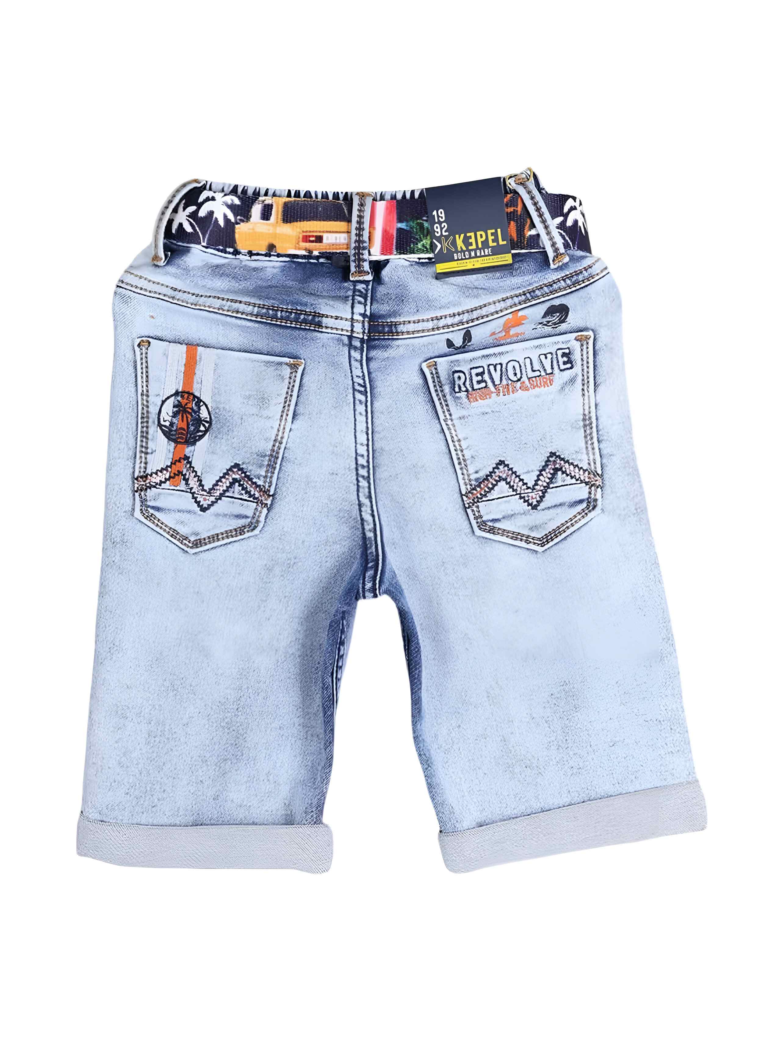 ALBION KEPEL BOYS LOWER L BLUE CAPRIS