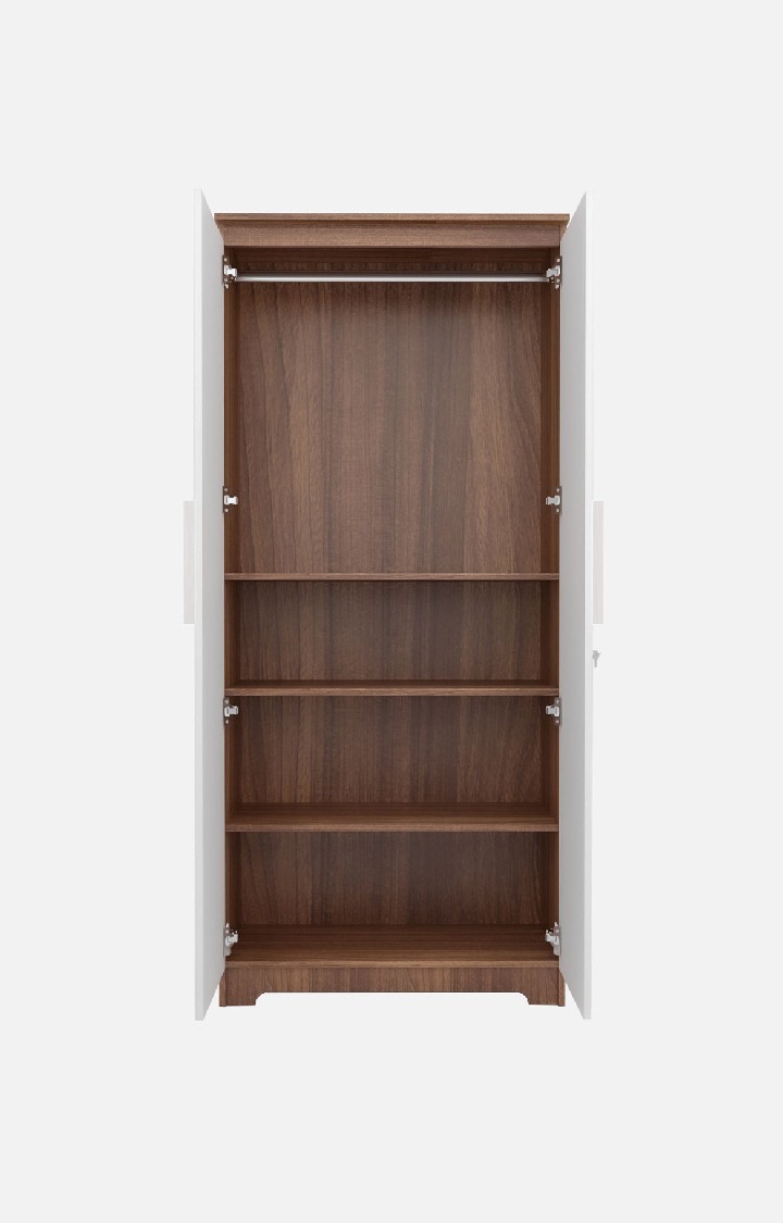 Amber 2 Door Wardrobe - Leon Teak