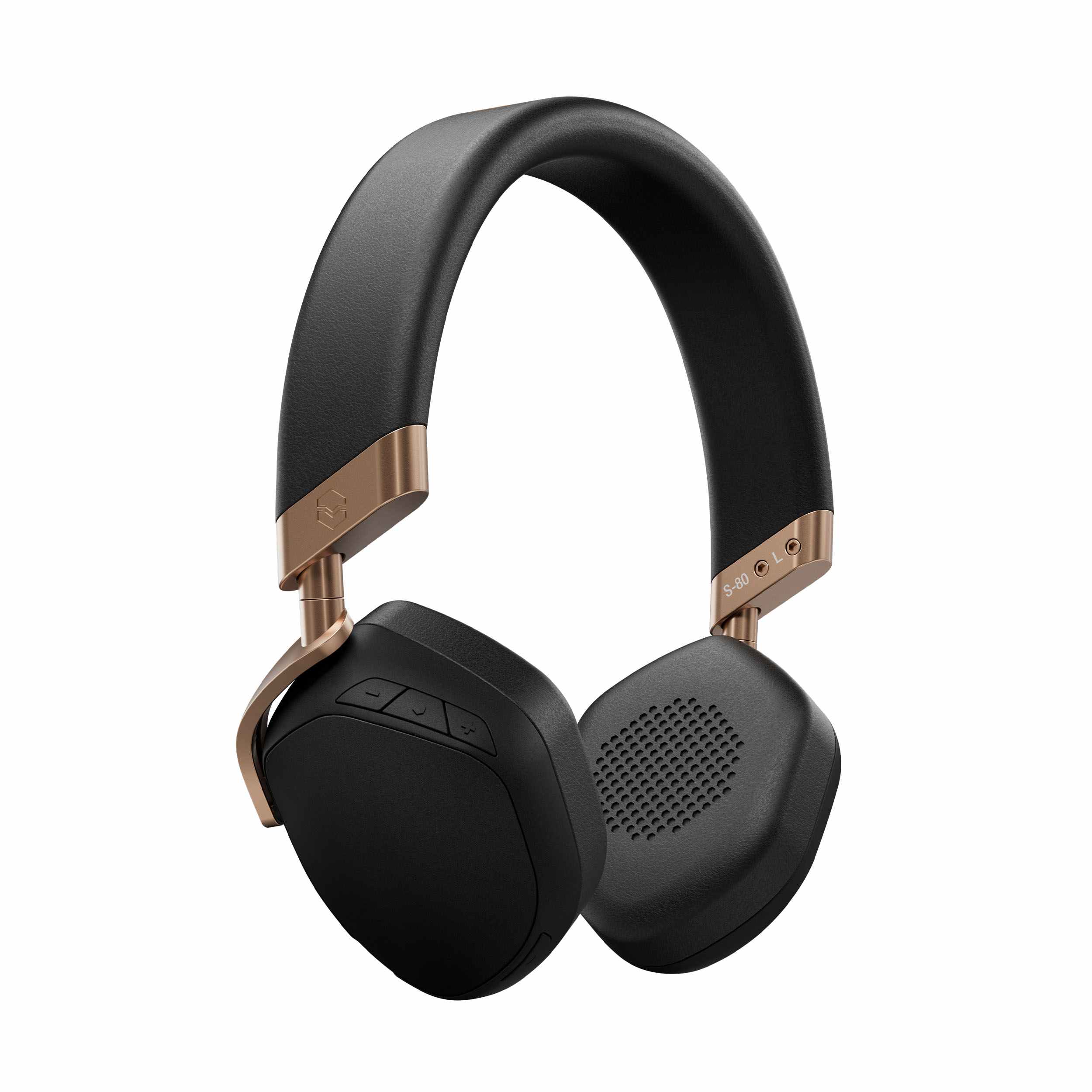 V-Moda S-80 Wireless On-Ear Headphones with Speaker Mode, Rose Gold 2