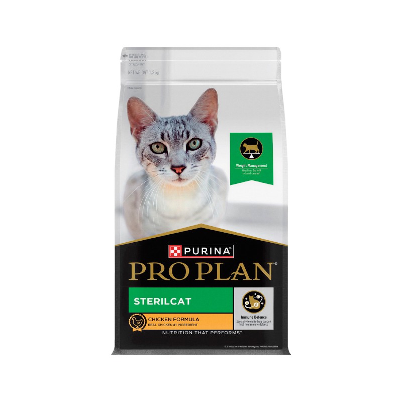 Purina Pro Plan Sterilcat Chicken Dry Food for Cats, 1.2kg