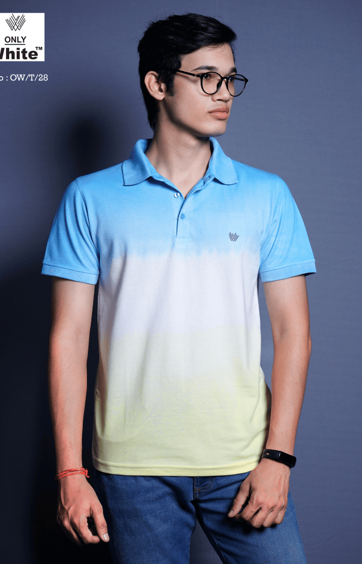 Only White Men's Multi Colour Cool Cotton
