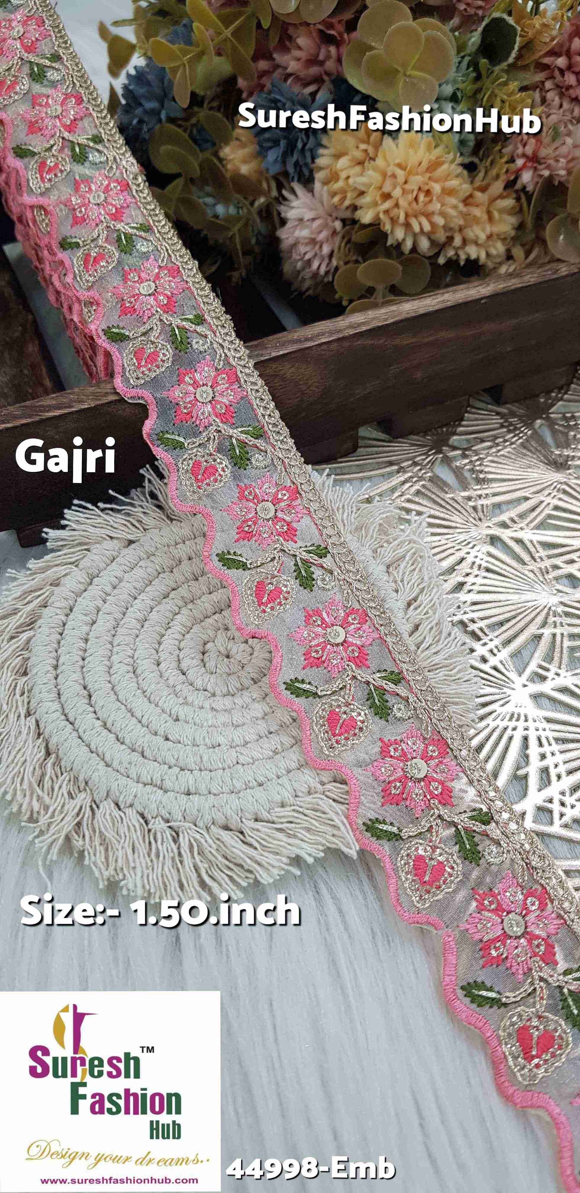 Gajri Floral Organza Lace