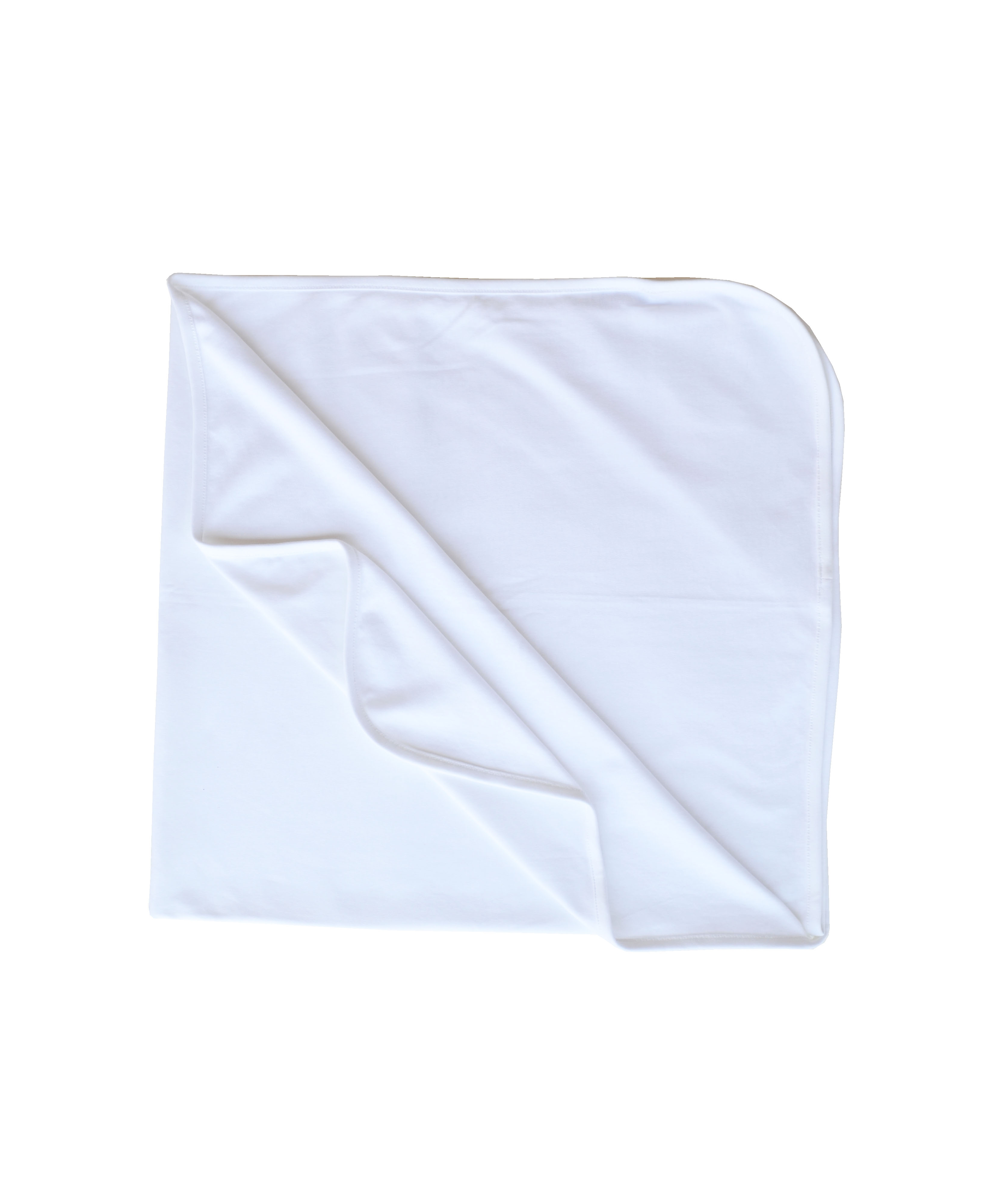 Babeez | White Blanket (100% Cotton Interlock Biowash) undefined