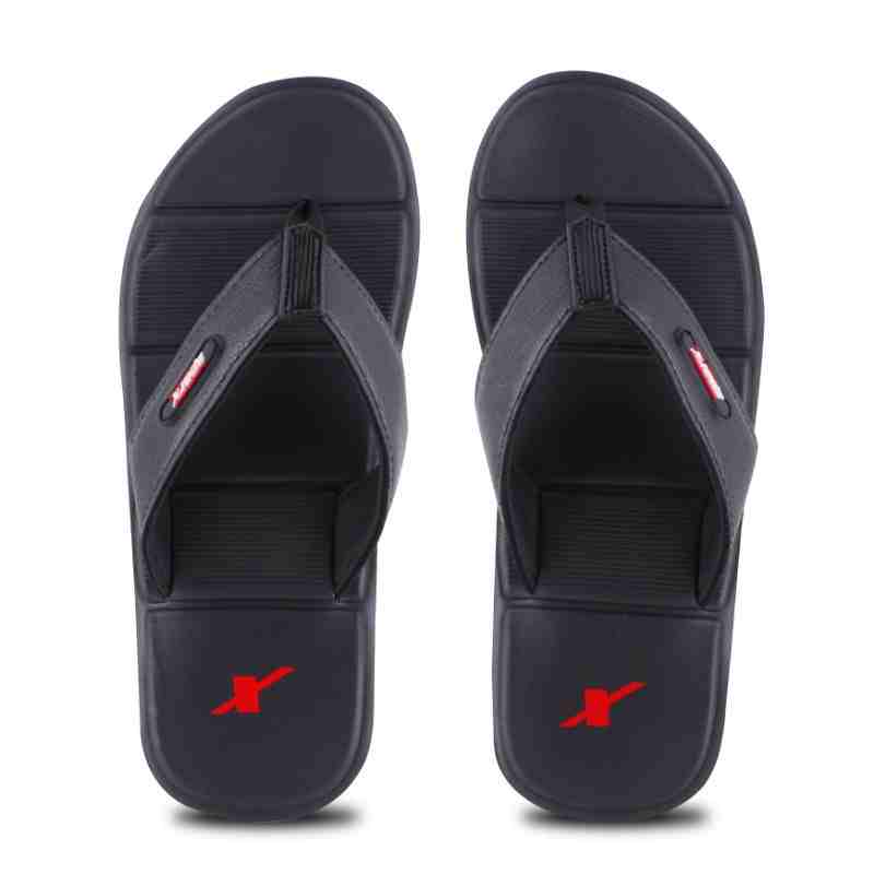 Sparx best sale slippers black