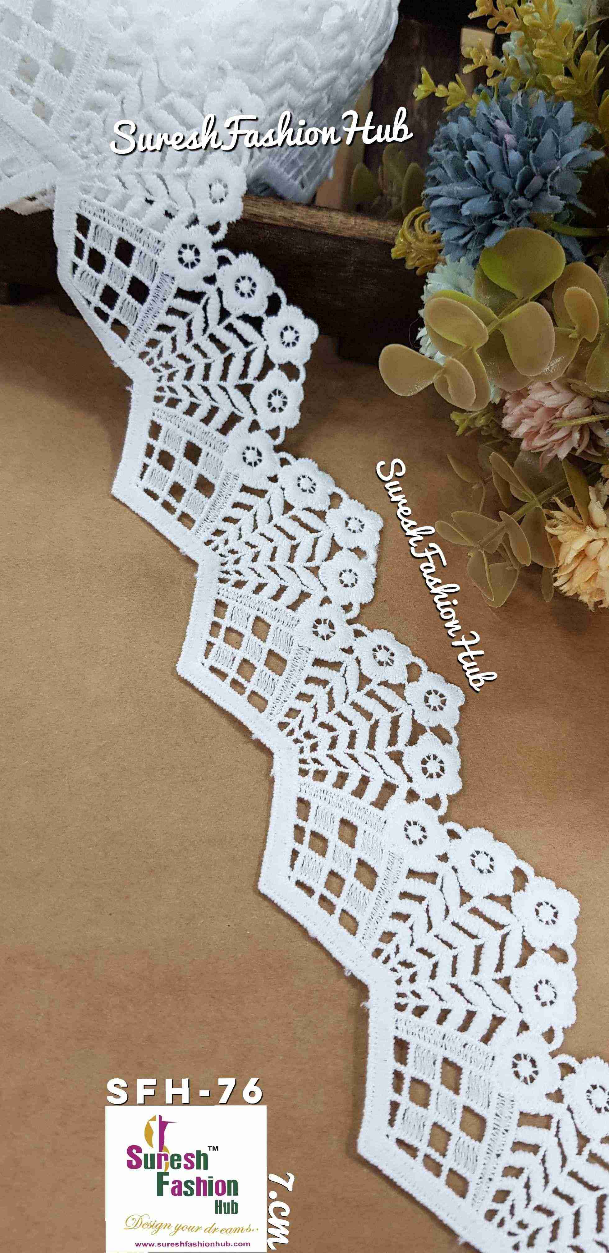 Exquisite Floral Imported GPO Lace*