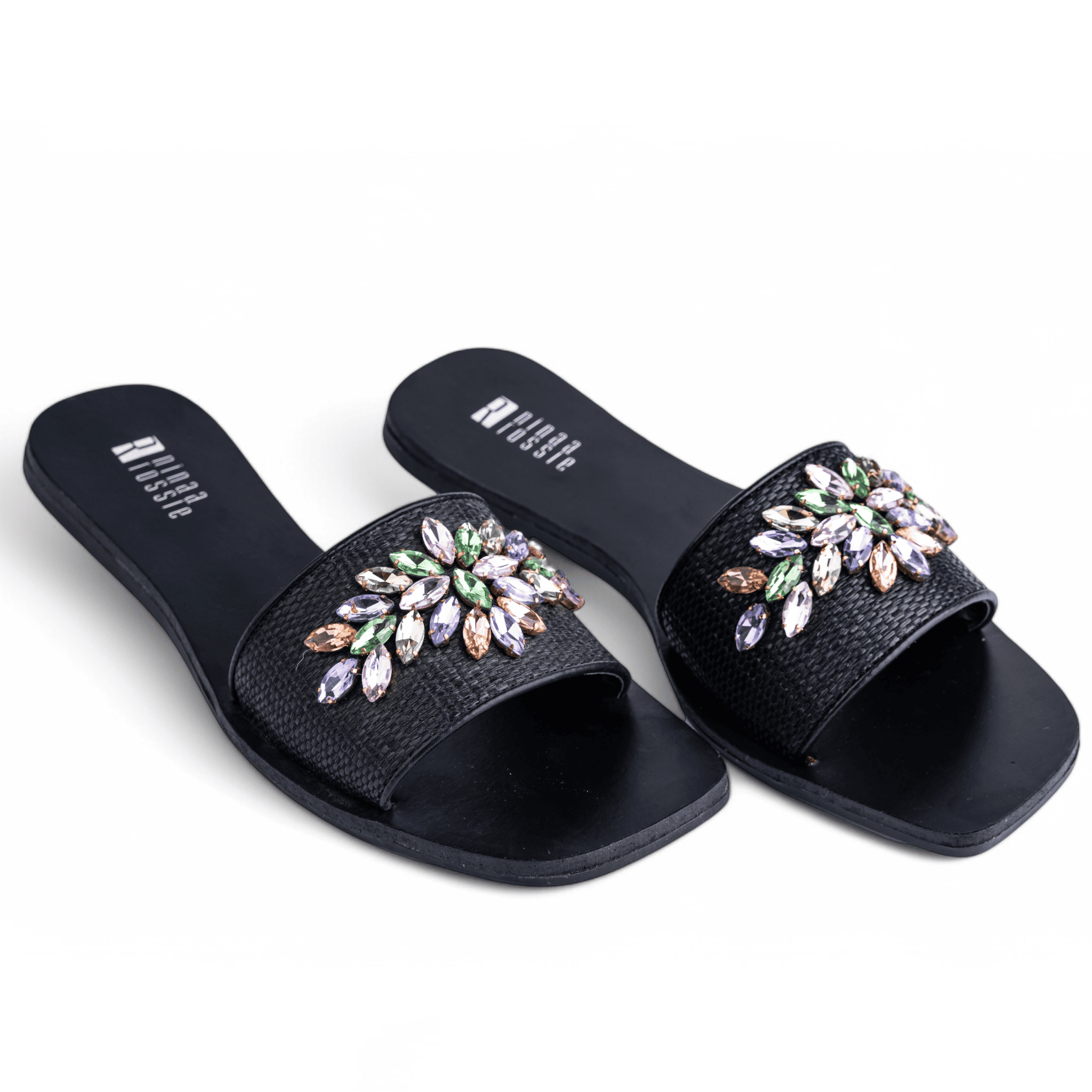 Women Black After Party Slip-On Flats
