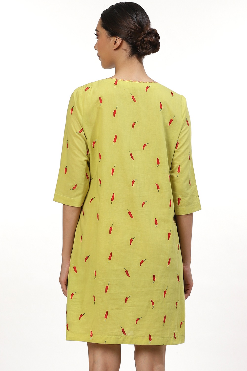 Lime Red Chilli Dress