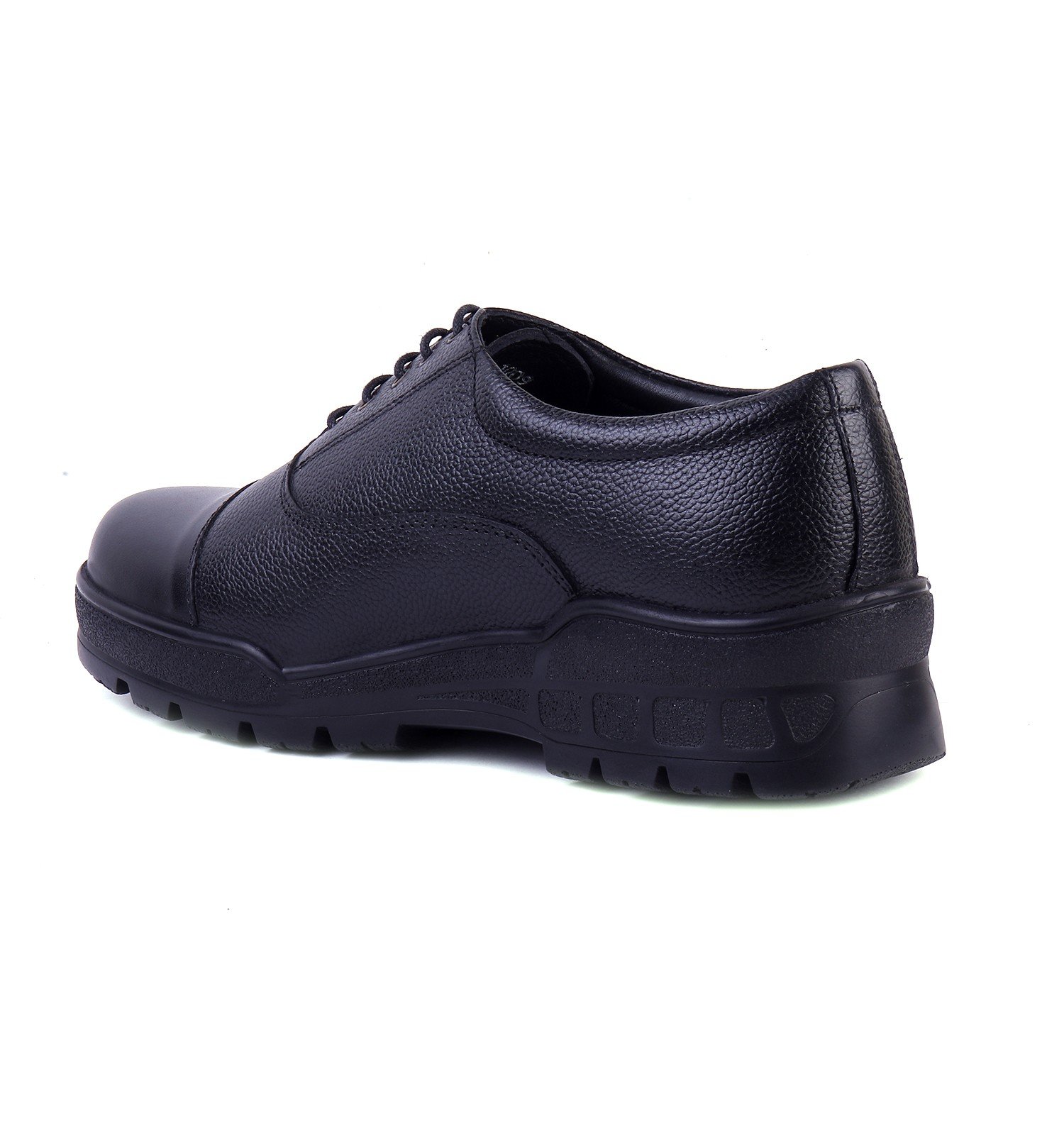 XHUGOY LACE-UP SUPERIOR RANGE LEATHER POLICE/FORMAL SHOES BLACK/TAN SIZE 5-12 FOR MEN