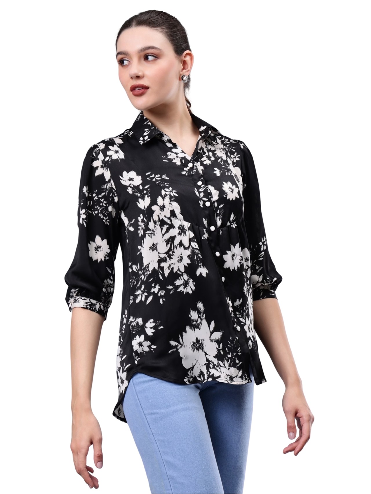 Albion Ladies Just In-Time Black Shirt