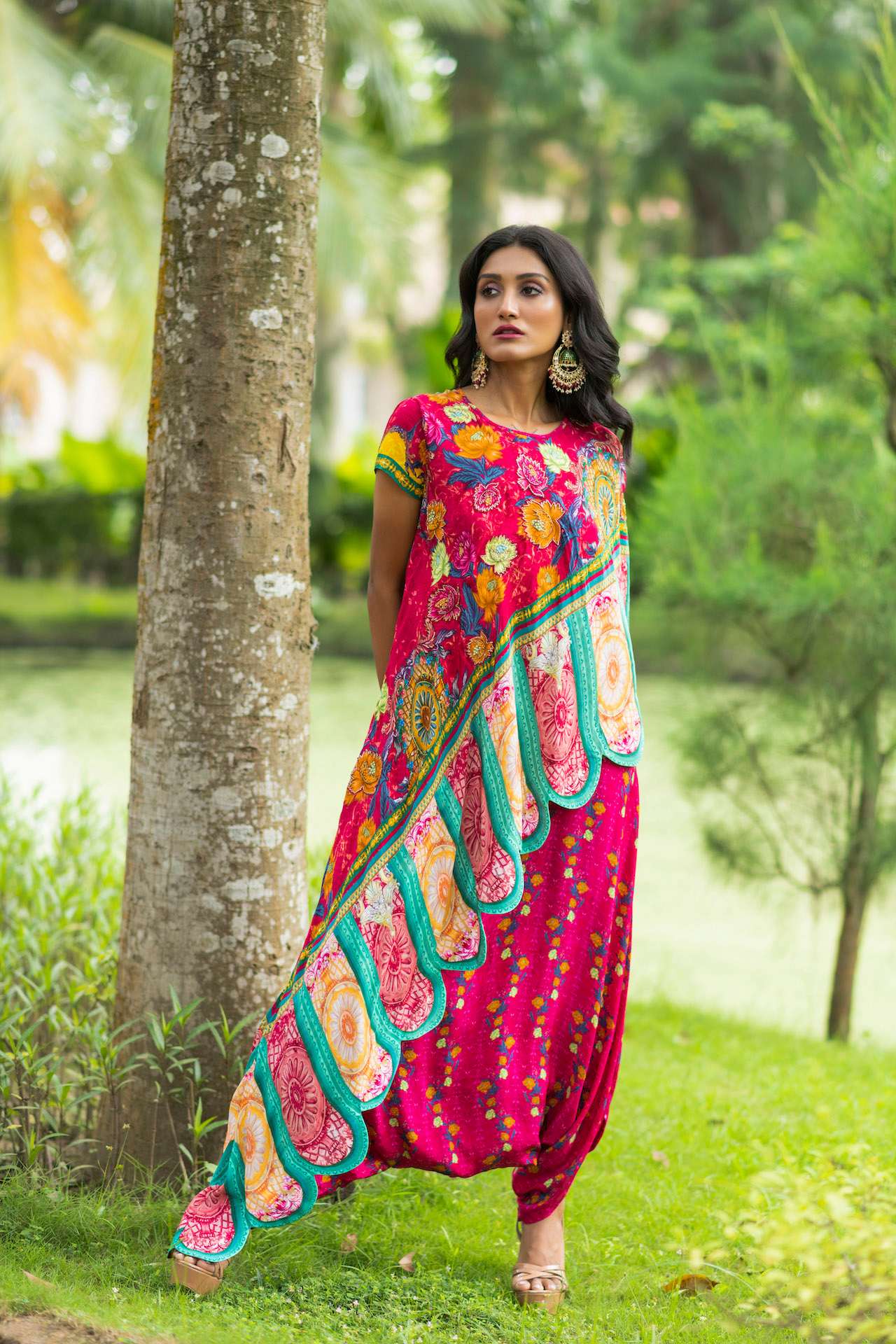 Green and deals red jumpsuit