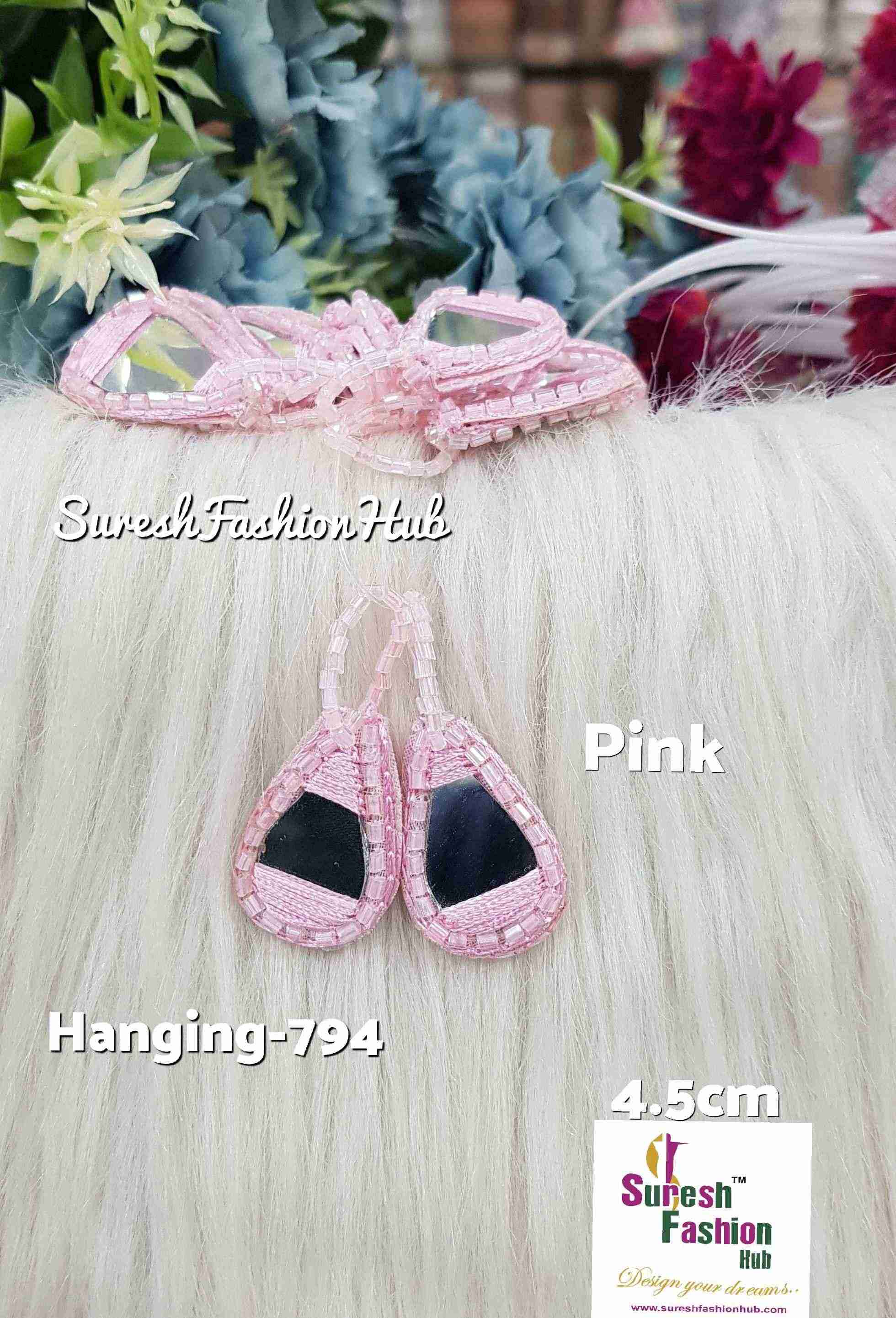 Pink Abhinav Mishra-Inspired Artisan Tassels Set*