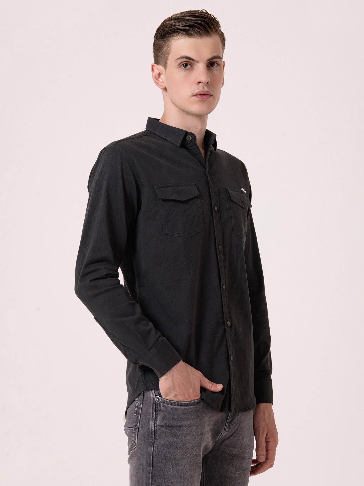 Albion Mens Olive Casual Shirt