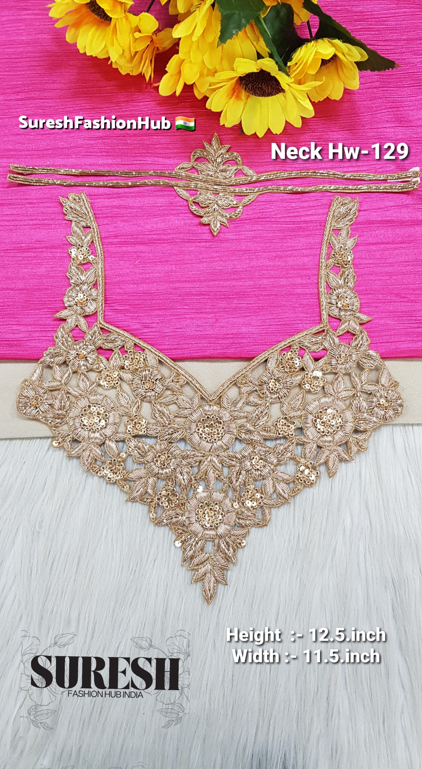 Imperial Zardosi Regal Curve – Design HW-129