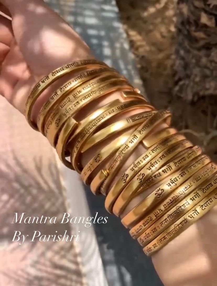 The Gayatri Mantra bangle
