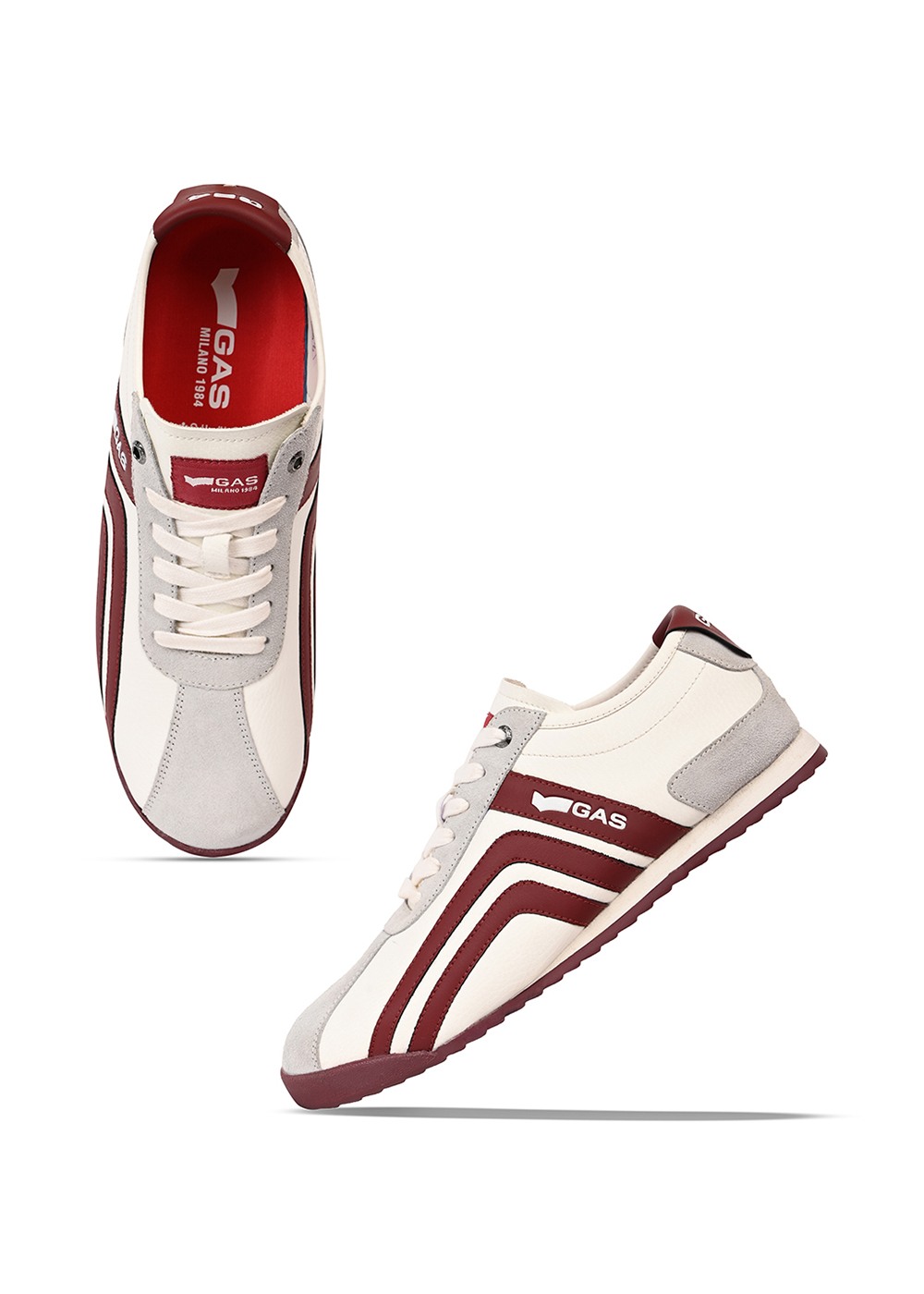Men HoloStride White brown Sneakers