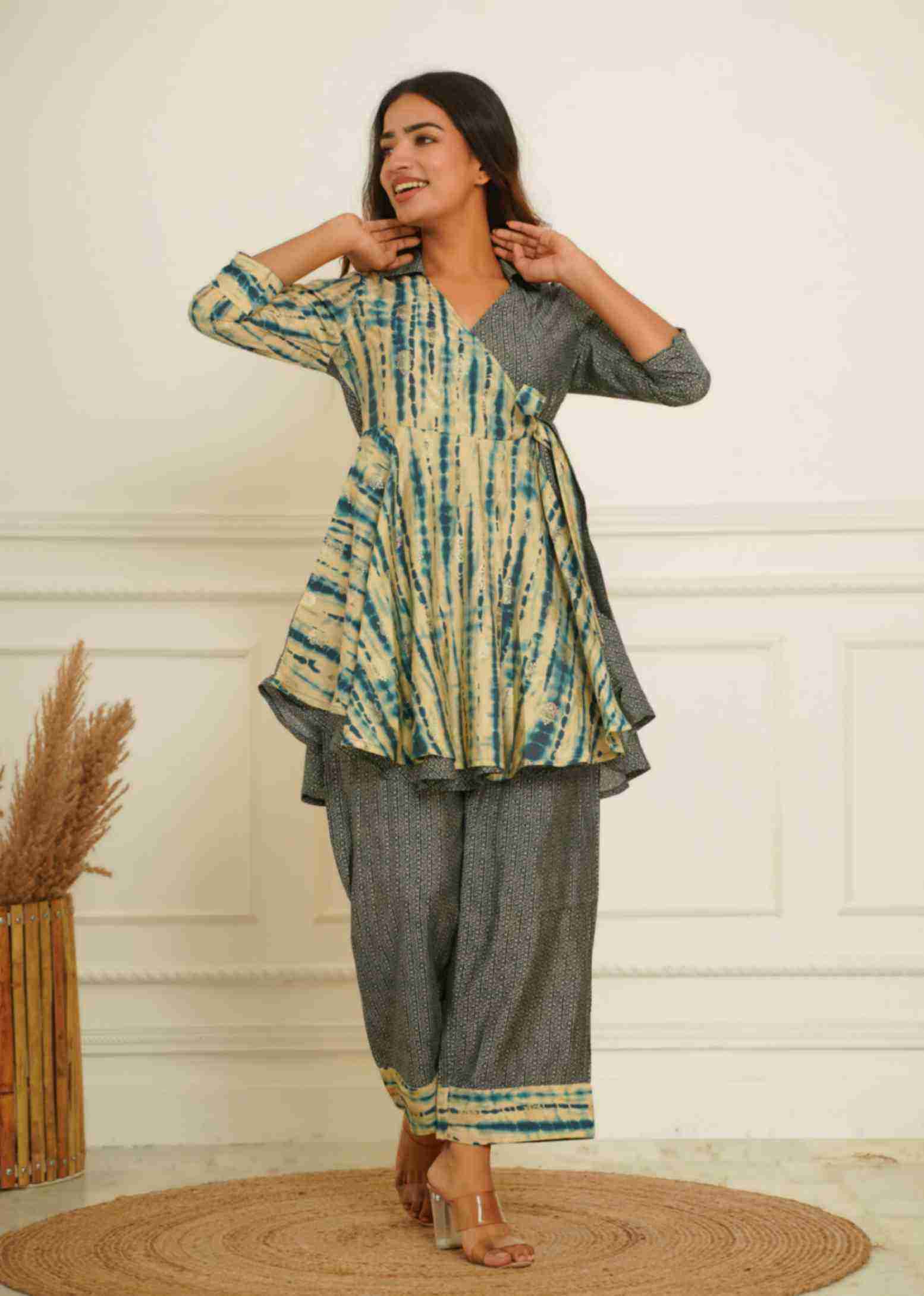Musline printed co-ord set