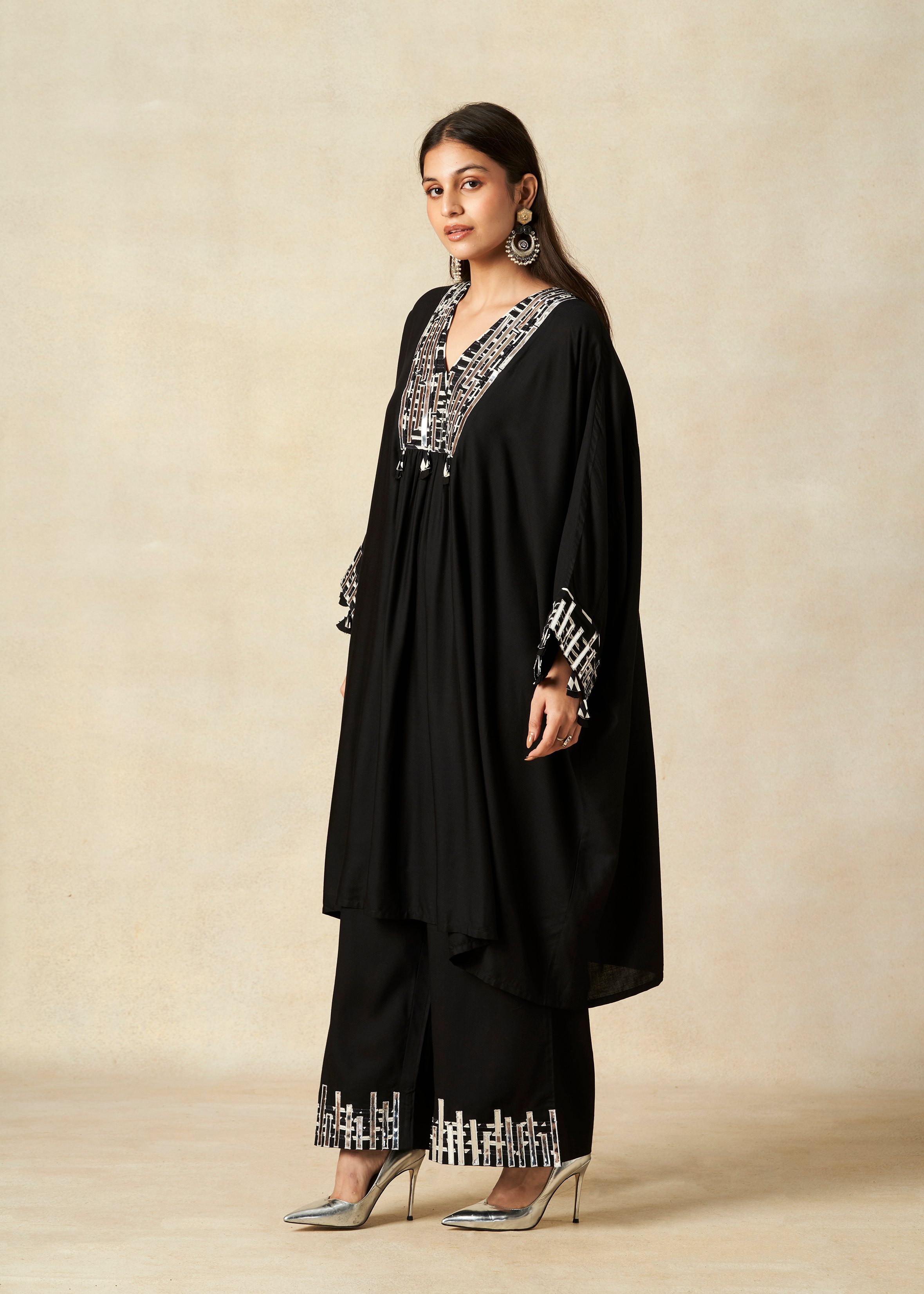 Black Kaftan Tunic