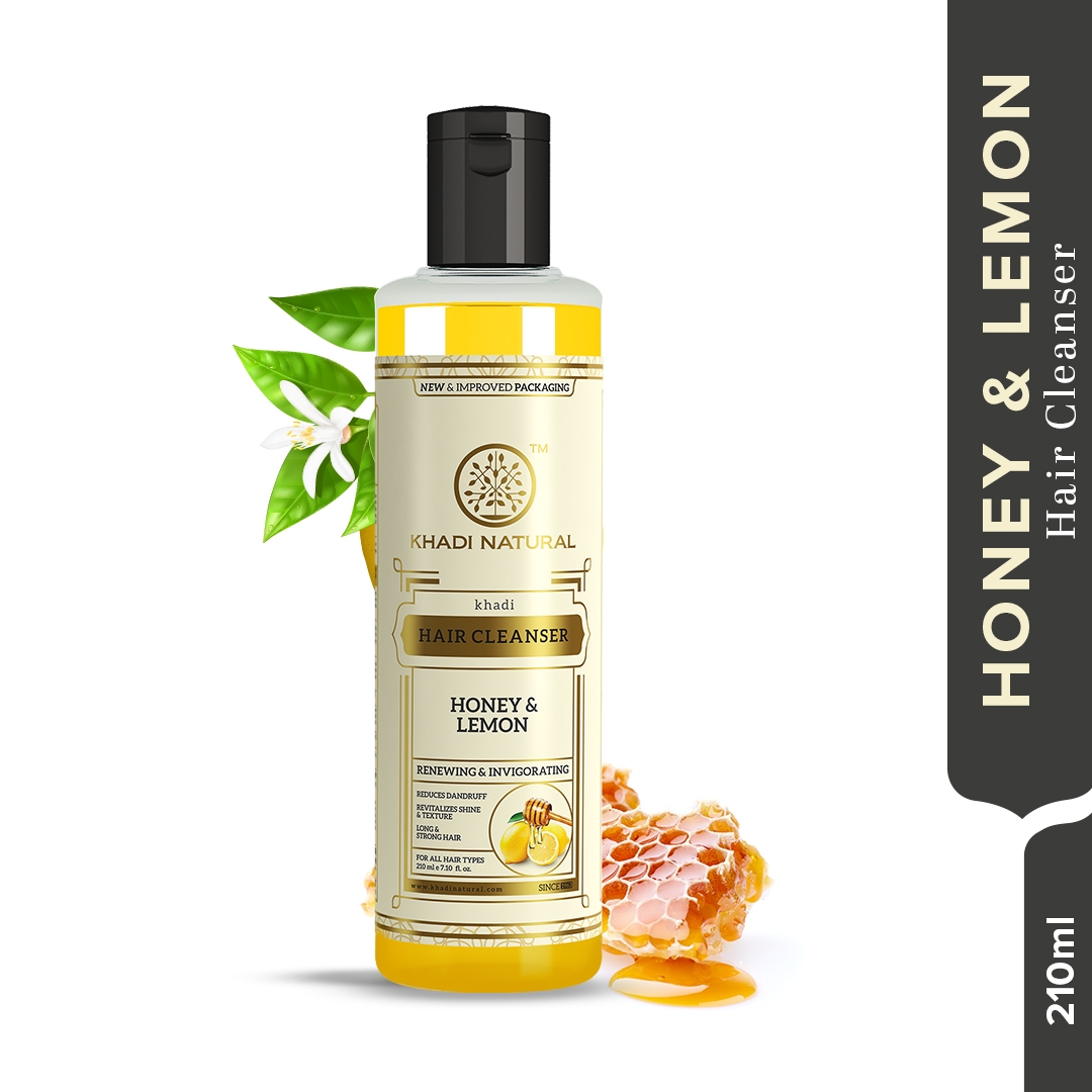 Khadi Natural | Honey and Lemon Juice Hair Cleanser 3