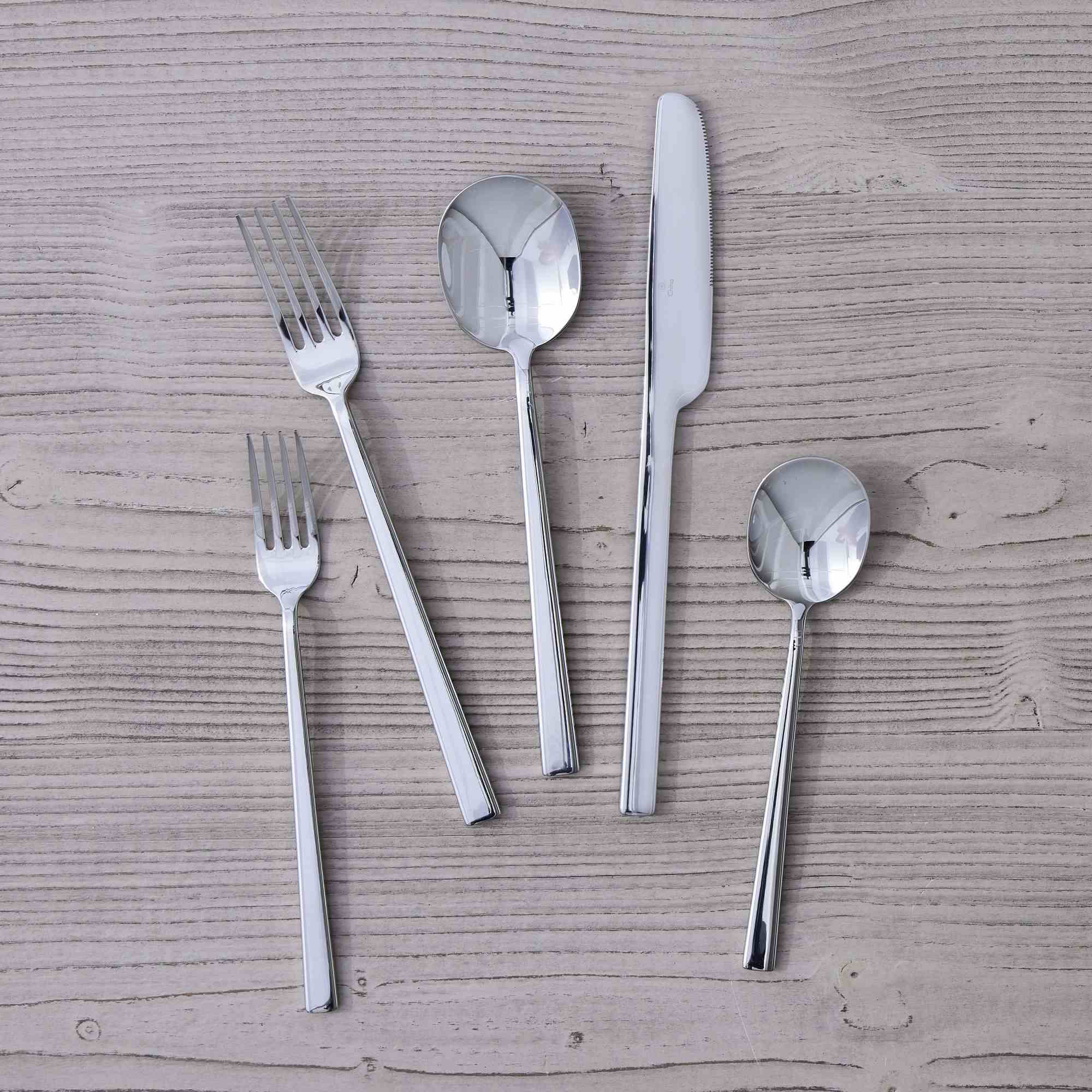 Kanto Stainless Steel Flatware, Set of 5