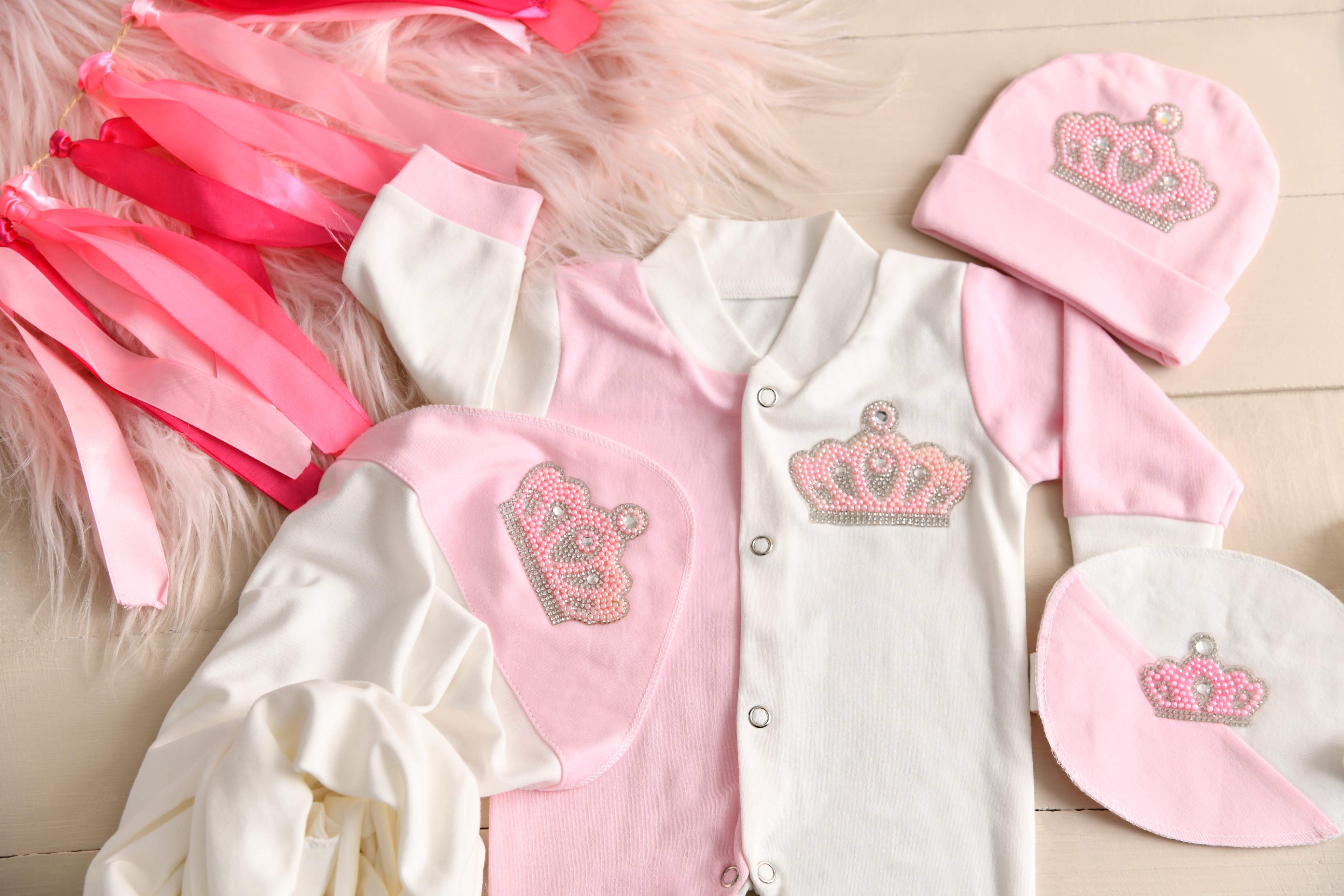 Princess Tiara Romper Set