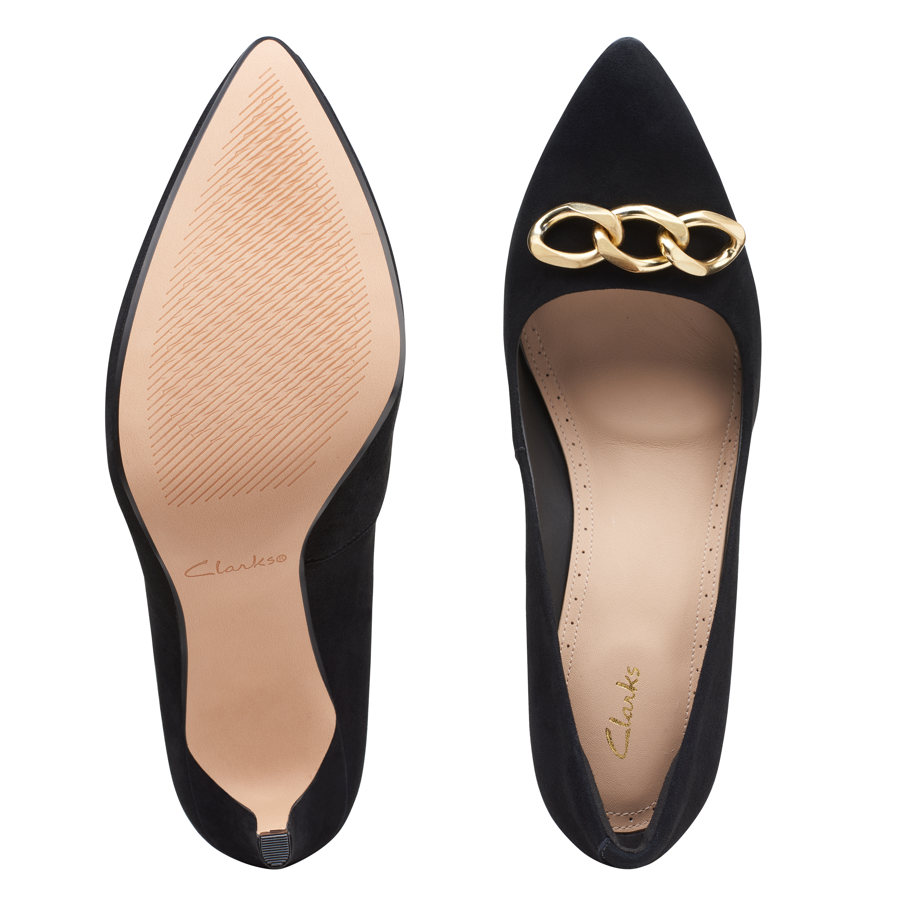 Women's Black Suede Stilettos