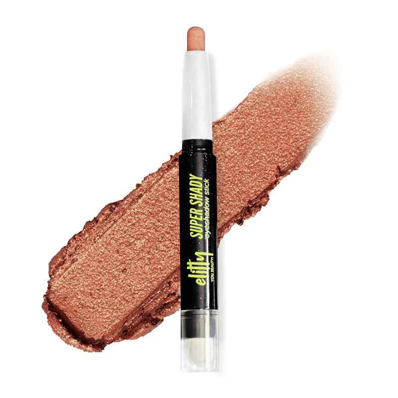 Elitty Eyeshadow Stick | Shimmer | Waterproof | Easy to blend, non creasy, Beginner's Friendly eyeshadow | More than 24 Hour Stay | Mimosa (Copper), 1.7g