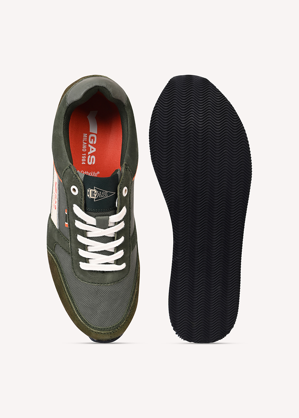 Men Dolce Drive Olive Trainers
