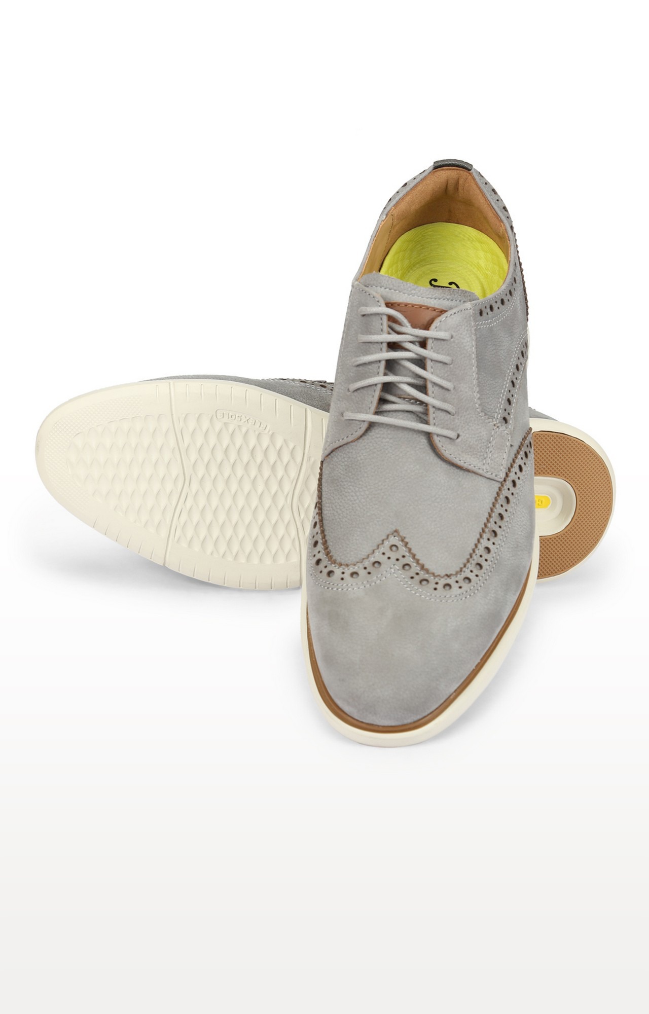 Florsheim Men Grey Lace-ups