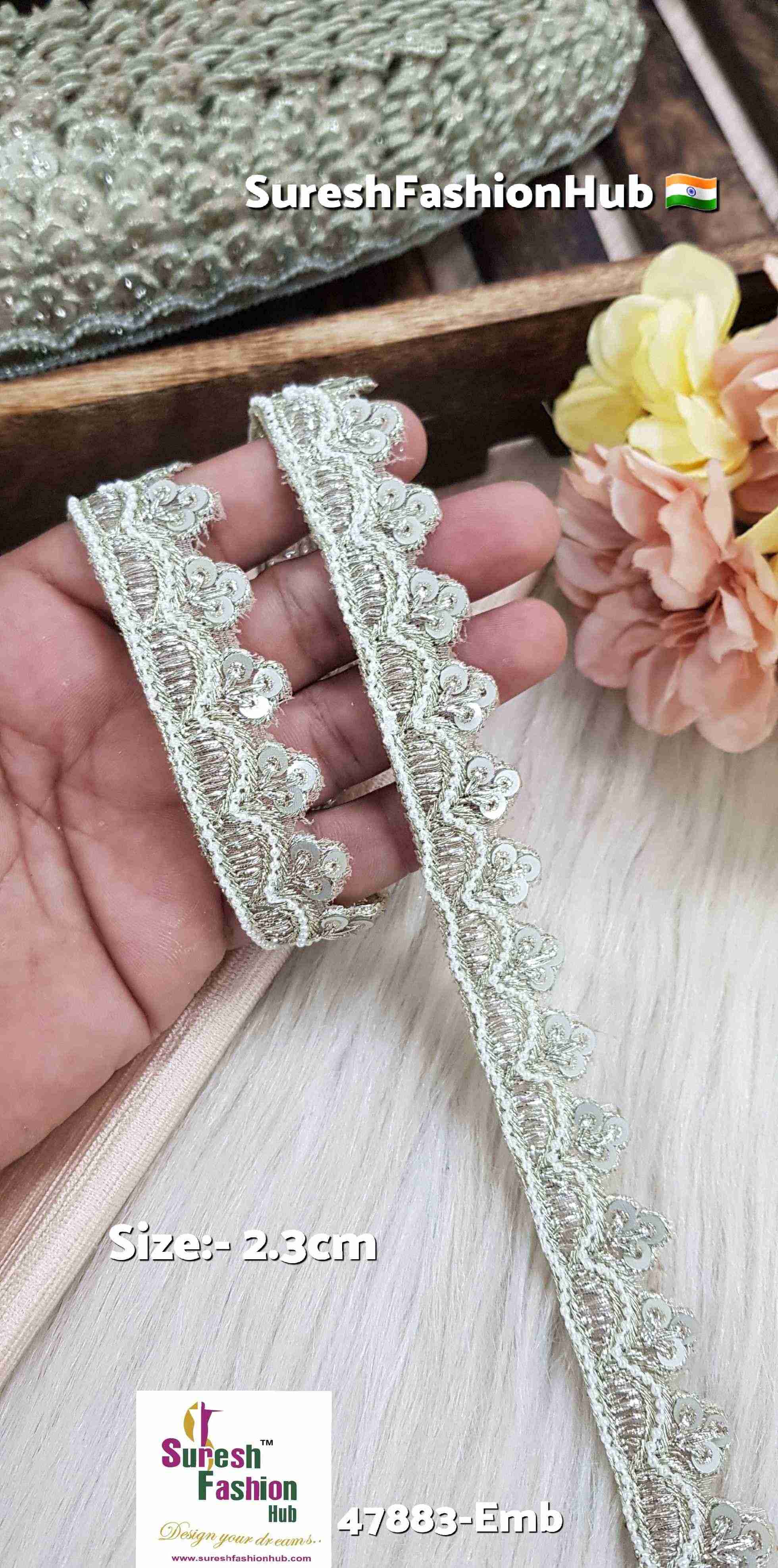 Water Scalloped Cutwork Embroidery Lace