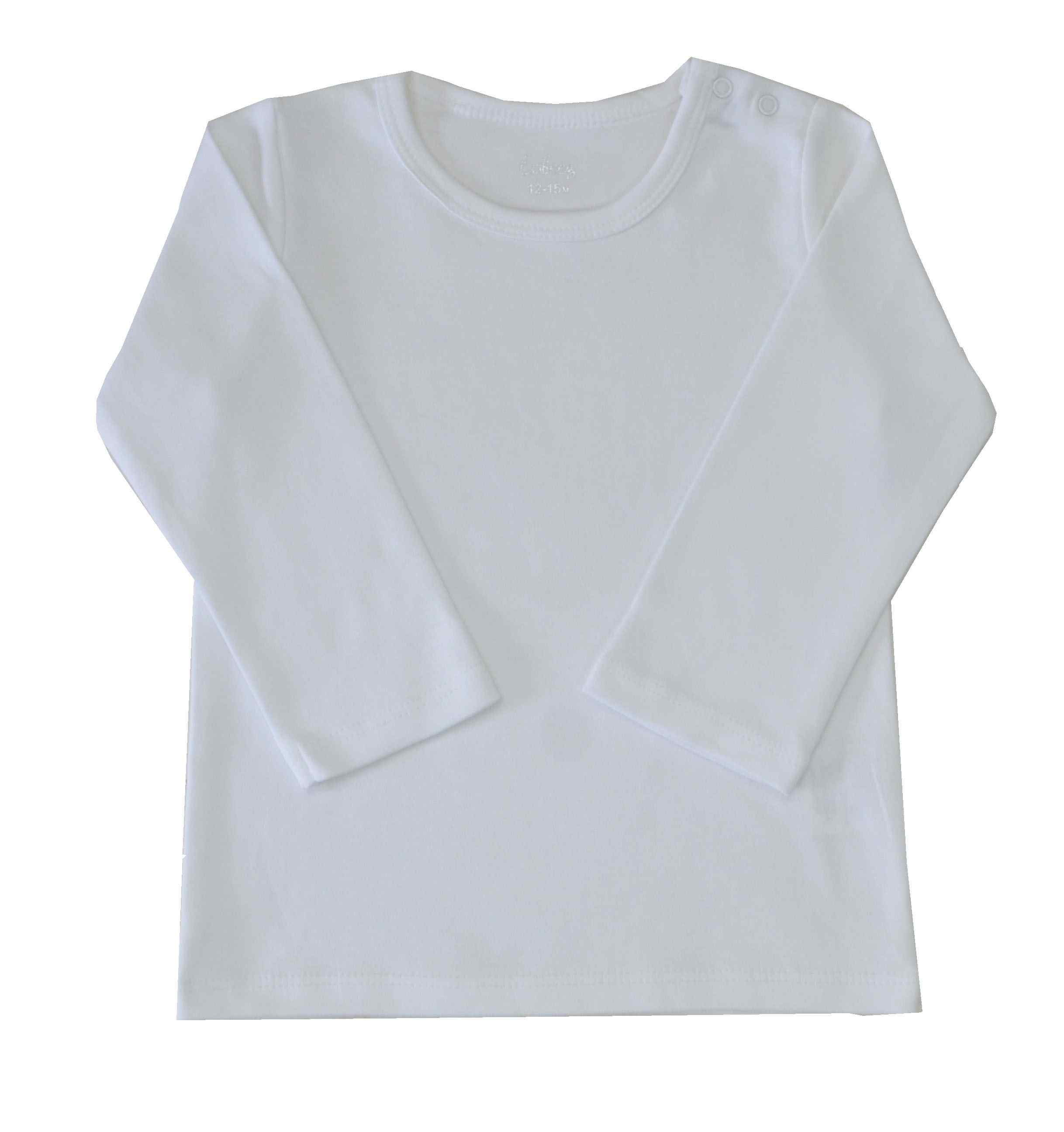 Baby's T-shirt with full sleeves,Color-White