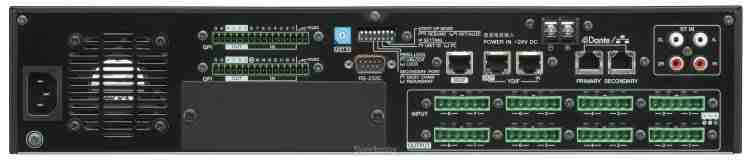 Yamaha MTX5-D معالج مصفوفة 34x16 مع Dante 4
