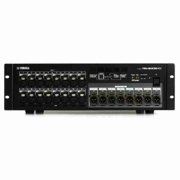 Yamaha RIO1608-D2 Dante Stage Box | 16-in/8-out Remote I/O Rack 1